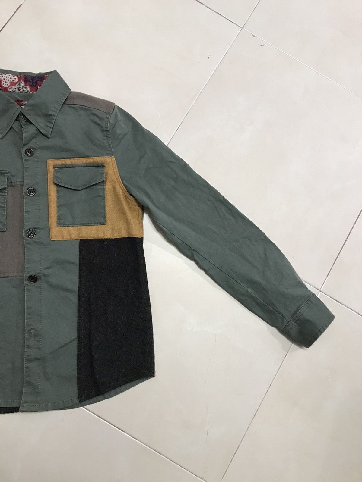Designer × Japanese Brand WOMAN VINTAGE PATCHWORK JEAN NASSAUS CALIFORNIA Size XS / US 0-2 / IT 36-38 - 5 Thumbnail