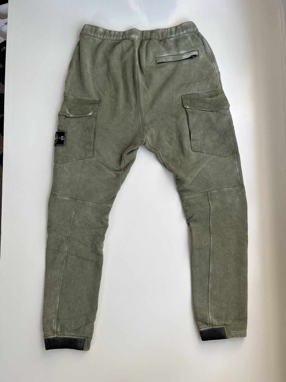 Stone Island Stone Island - Cargo Sweatpant in Olive size M Size US 31 - 4 Thumbnail