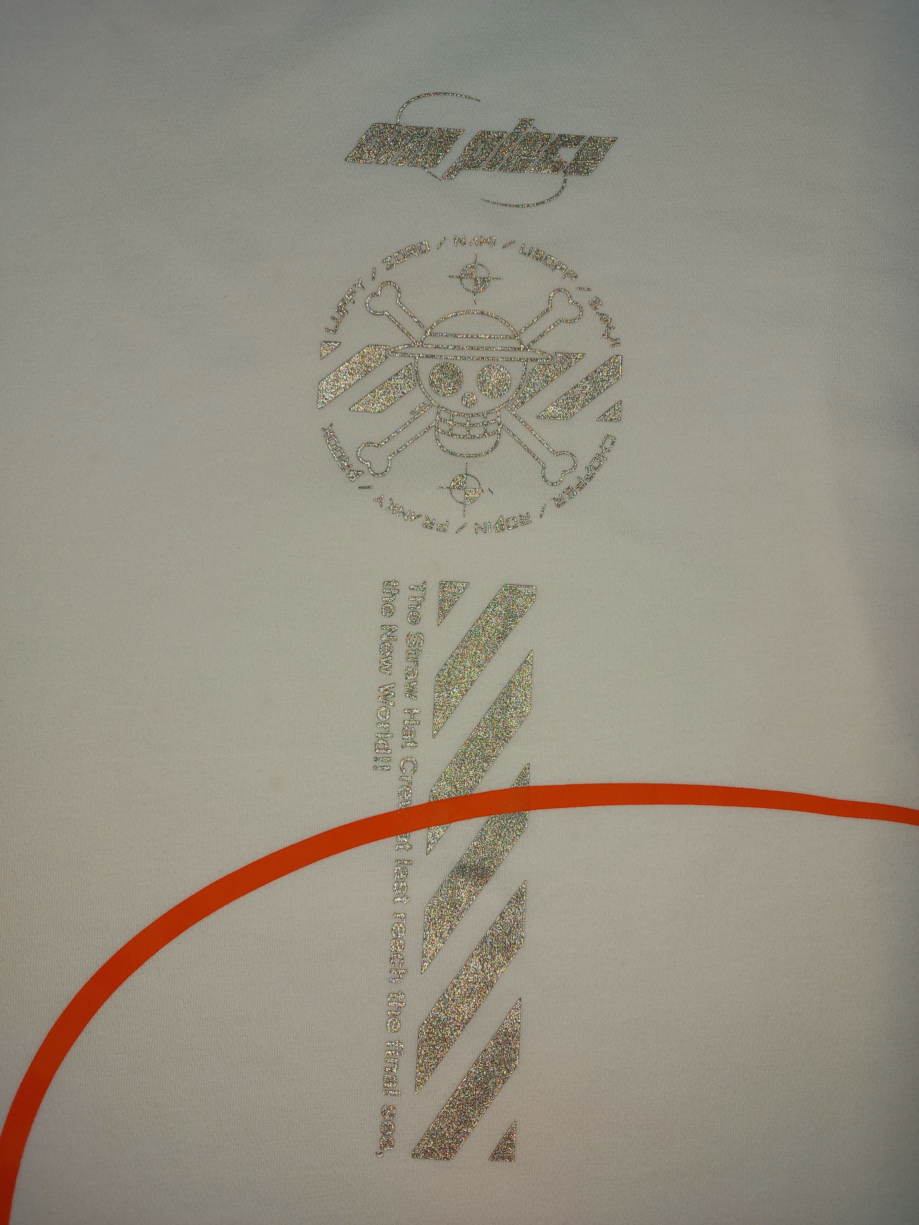 Anime × One Piece × Vintage Vintage One Piece Logo Reflective TEE Size US XL / EU 56 / 4 - 6 Thumbnail