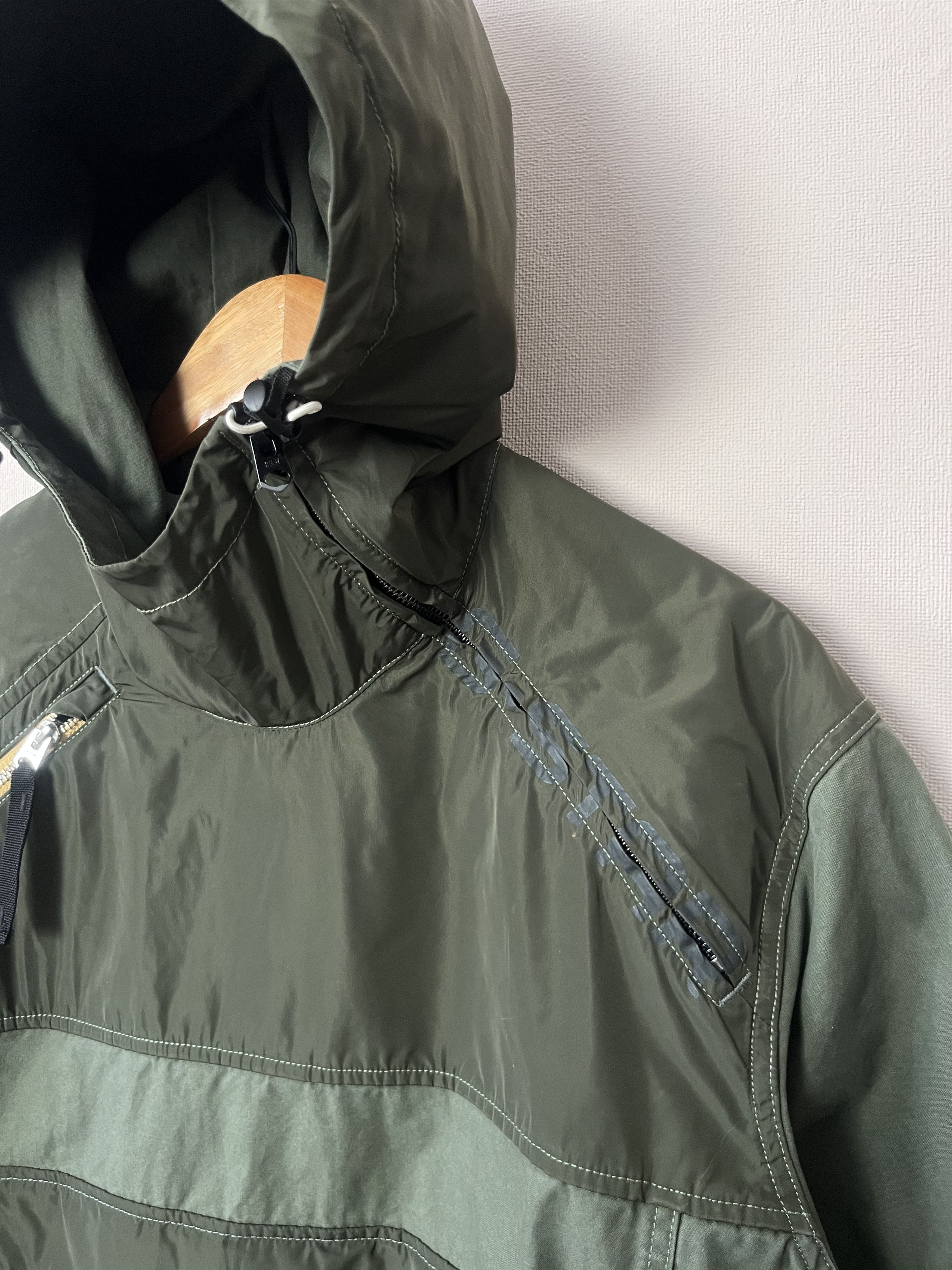 G-Star G Star Anorak Hooded Zip Up pocket Jacket Sample Green Size US M / EU 48-50 / 2 - 7 Thumbnail