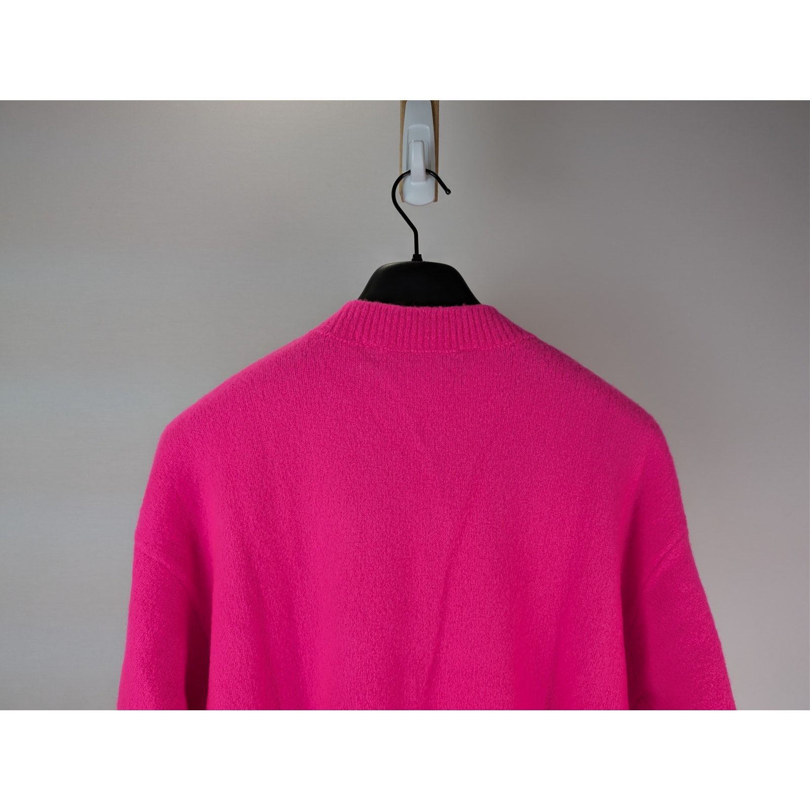 Palm Angels o1rshd1 Basic Logo Sweater in Fuchsia / Black Size US XS / EU 42 / 0 - 12 Thumbnail