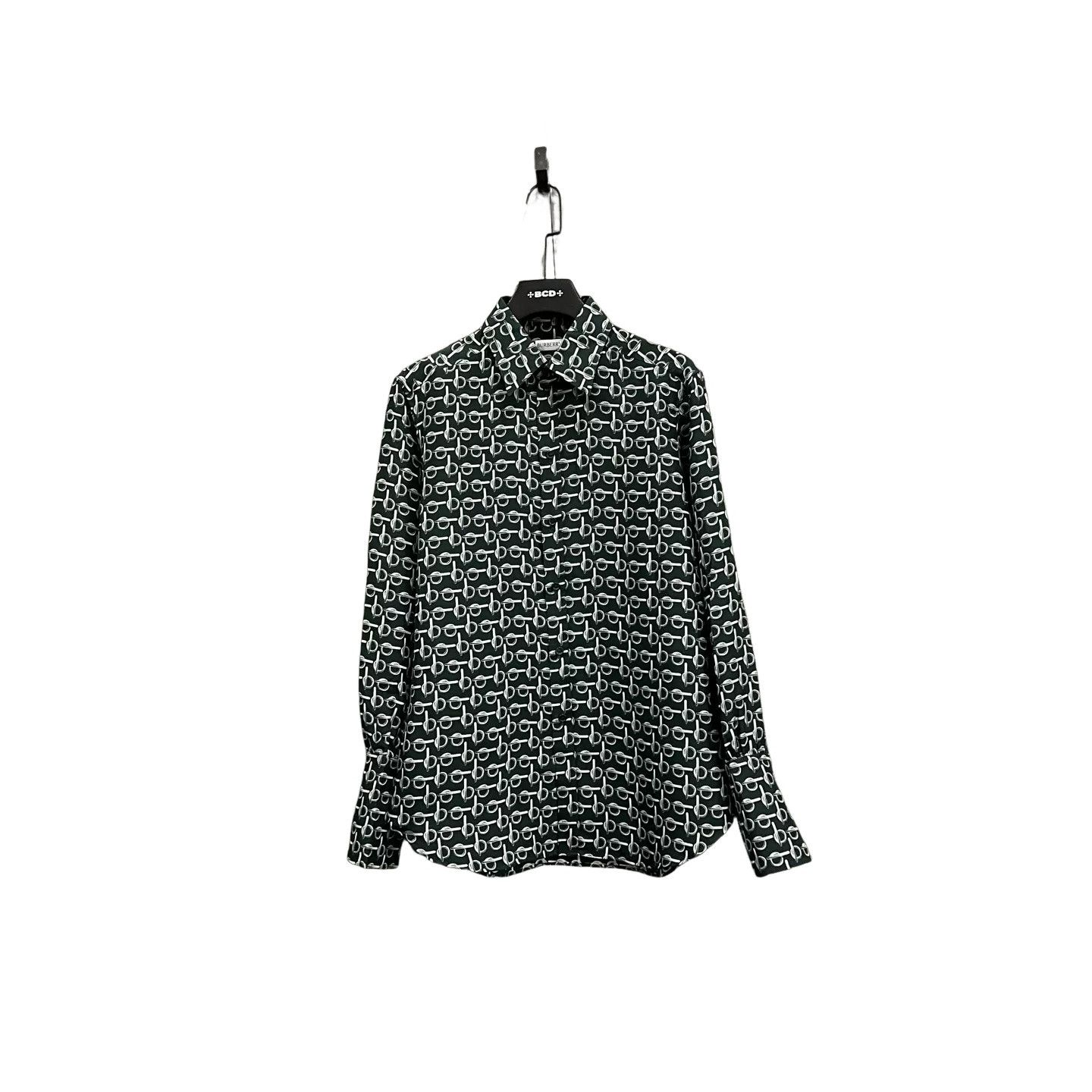Burberry Burberry B Monogram Print Silk Button Up Shirt 36 Size XS / US 0-2 / IT 36-38 - 1 Thumbnail