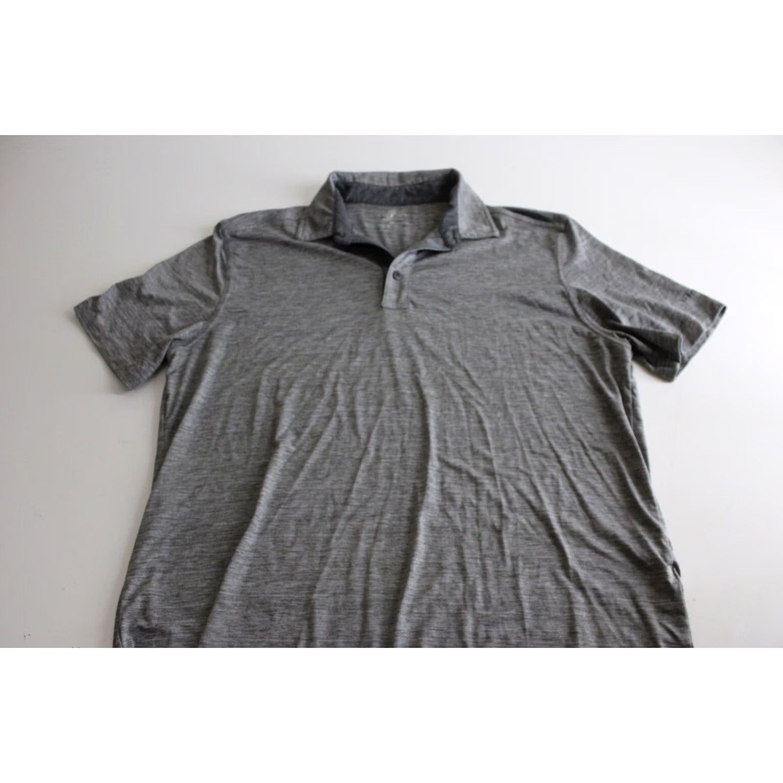 CO GH Bass & Co Gray Poly POLO SHIRT Medium M Mens Polo Shirt Size US M / EU 48-50 / 2 - 2 Thumbnail