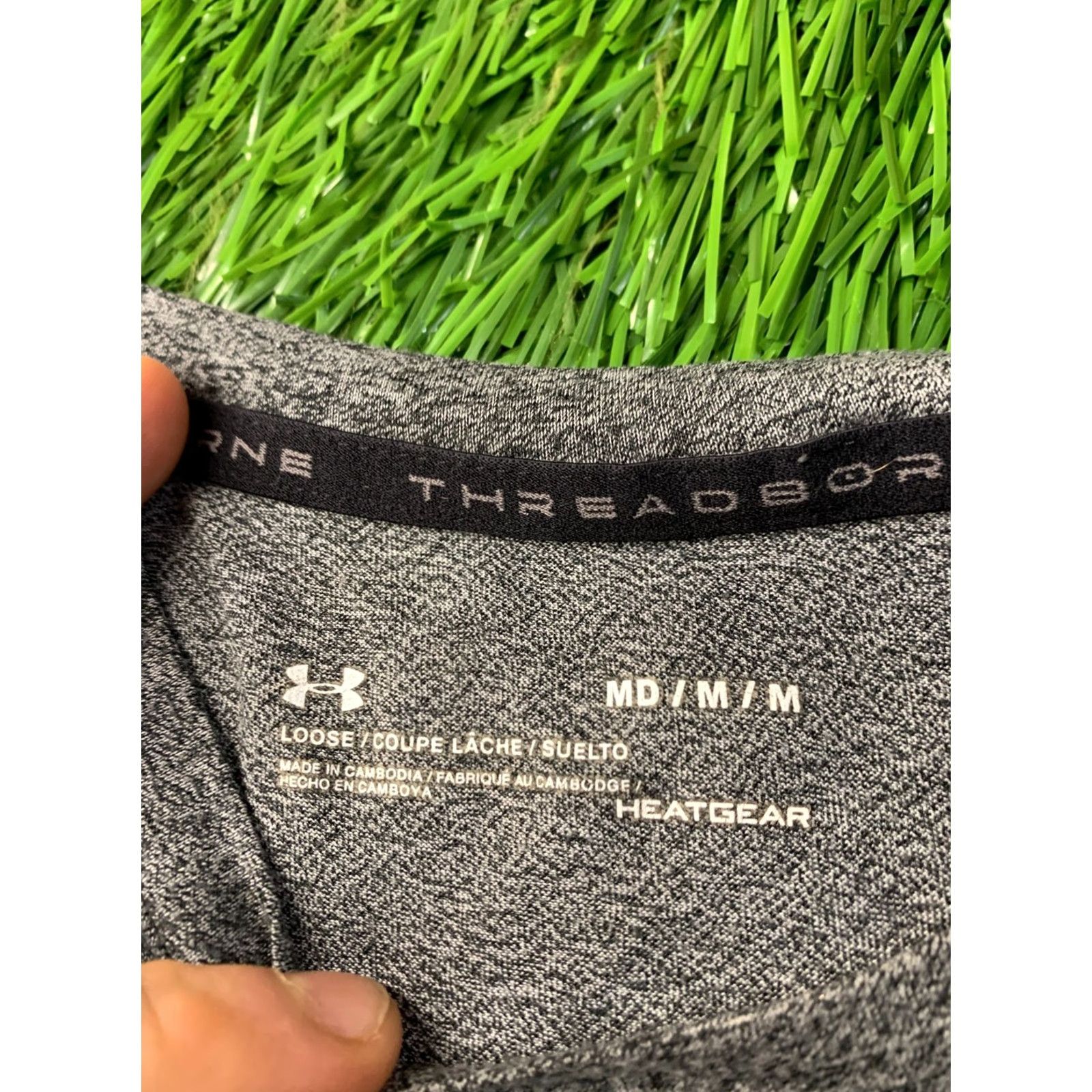 Under Armour UNDER ARMOUR SHIRT MEN JERSEY T-SHIRT TEE HEATGEAR SIZE M Gray Classic Short Sleeve Casual Summer Size US M / EU 48-50 / 2 - 4 Thumbnail