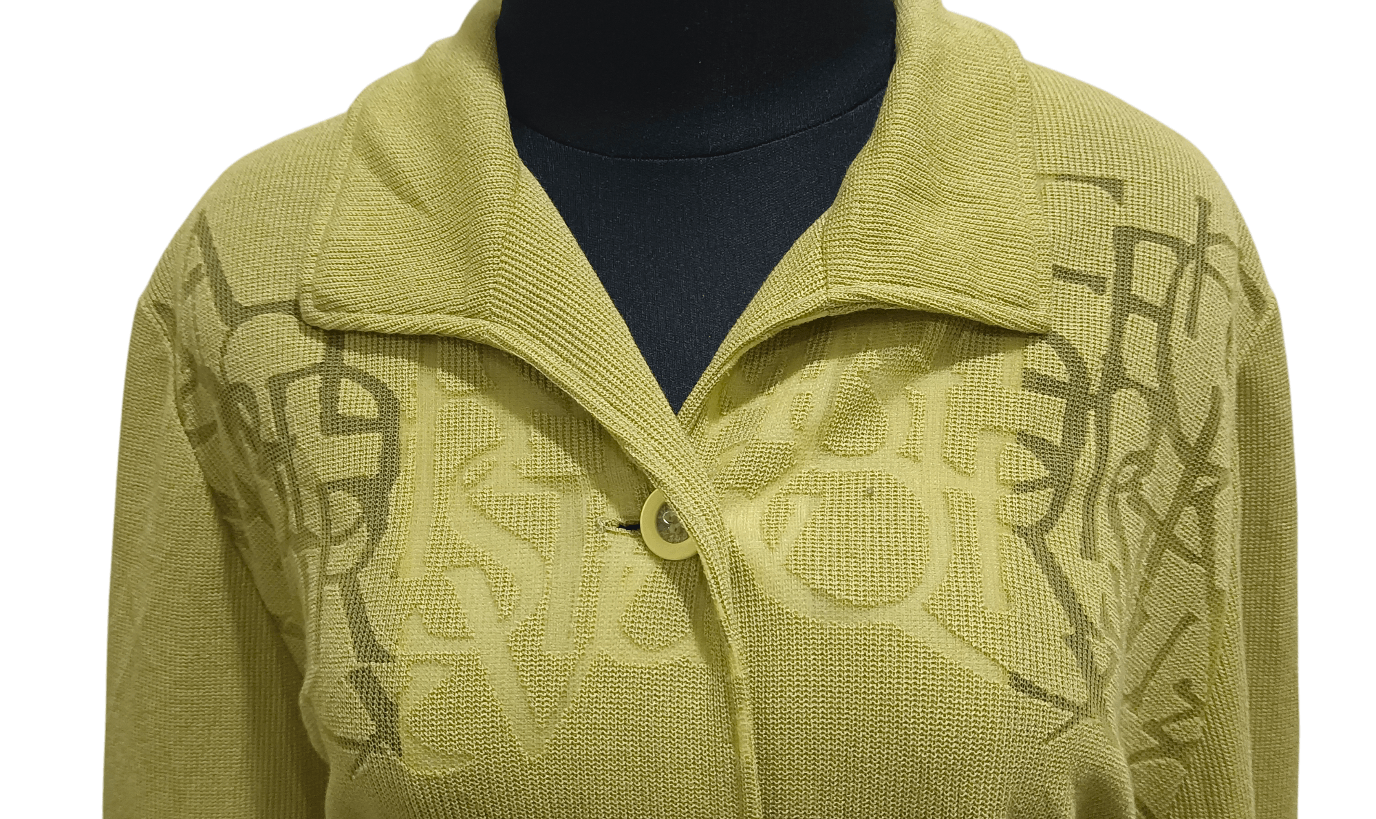 Japanese Brand × Vintage Zenovia Green Cardigan (C001) Size M / US 6-8 / IT 42-44 - 2 Thumbnail