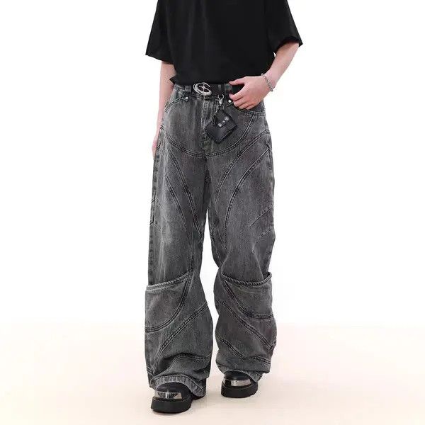 Japanese Brand VIBE High Street Deconstructed Design Jeans Size US 32 / EU 48 - 3 Thumbnail