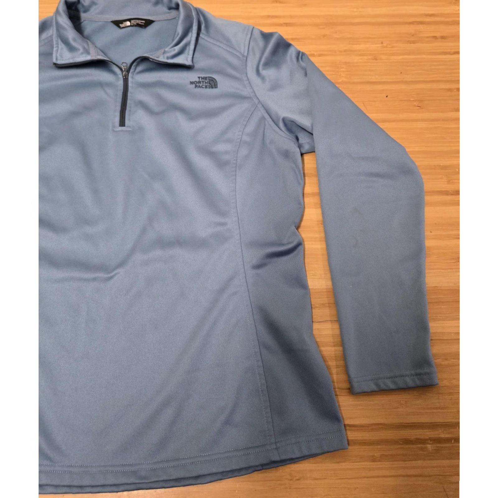 The North Face The North Face Quarter Zip Pullover Womens XL Blue Long Sleeve Fleece Stretch Pullover Size XL / US 12-14 / IT 48-50 - 2 Thumbnail