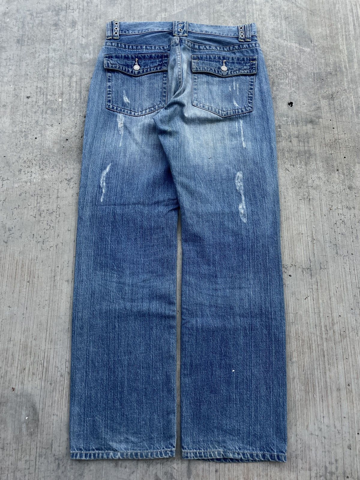 Japanese Brand 2000s JAPANESE BRAND J’AIME HOMME DISTRESSED PUNK Size US 32 / EU 48 - 5 Thumbnail