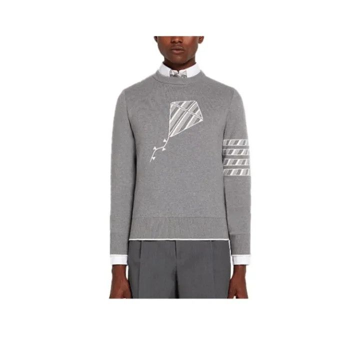 Thom Browne Thom Browne SS22 Knit Pullover Sweater for Men 0079 Size US M / EU 48-50 / 2 - 1 Thumbnail