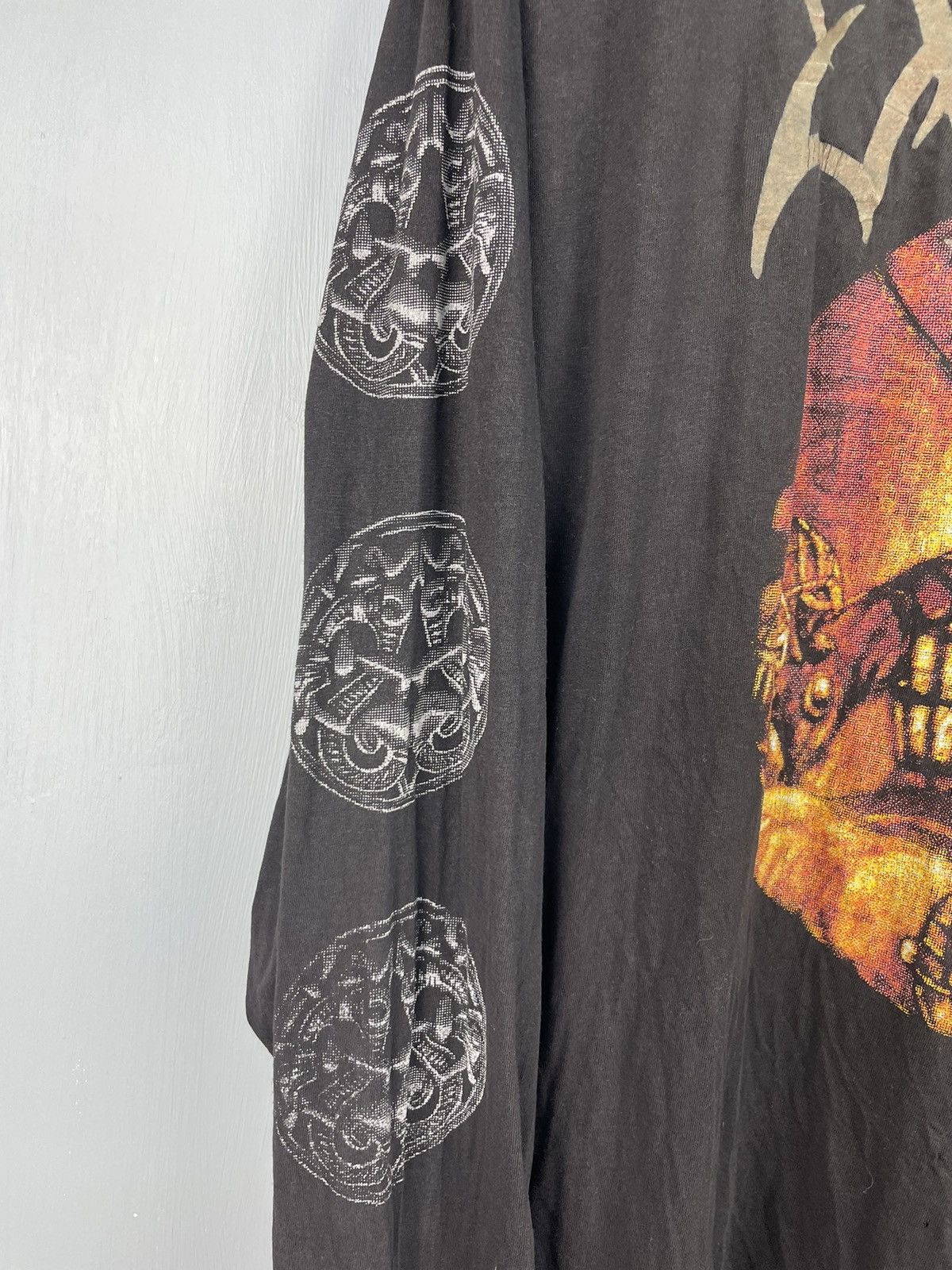 Band Tees Vintage 90s Thyrfing Valdr Galga Sweden Metal band t shirt Size US XL / EU 56 / 4 - 6 Thumbnail