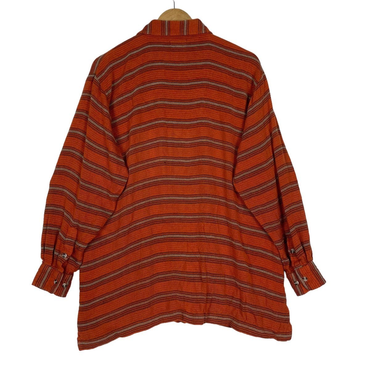 Japanese Brand Mosh Boarding Small Logo Stripe Design Zipper Sweater Size US L / EU 52-54 / 3 - 11 Thumbnail