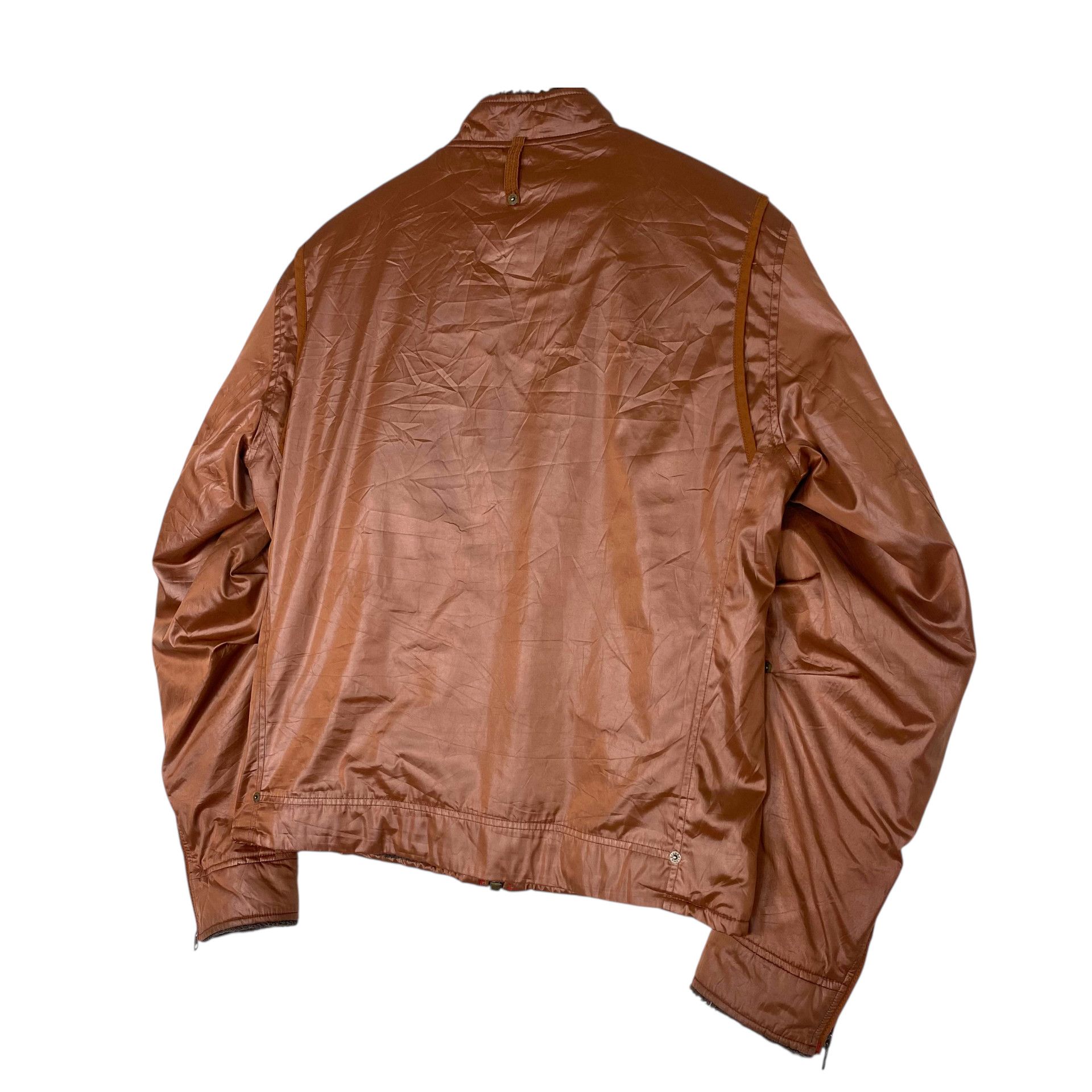Hysteric Glamour 💥BALL BIKER WARM BROWN JACKET Size US L / EU 52-54 / 3 - 8 Thumbnail