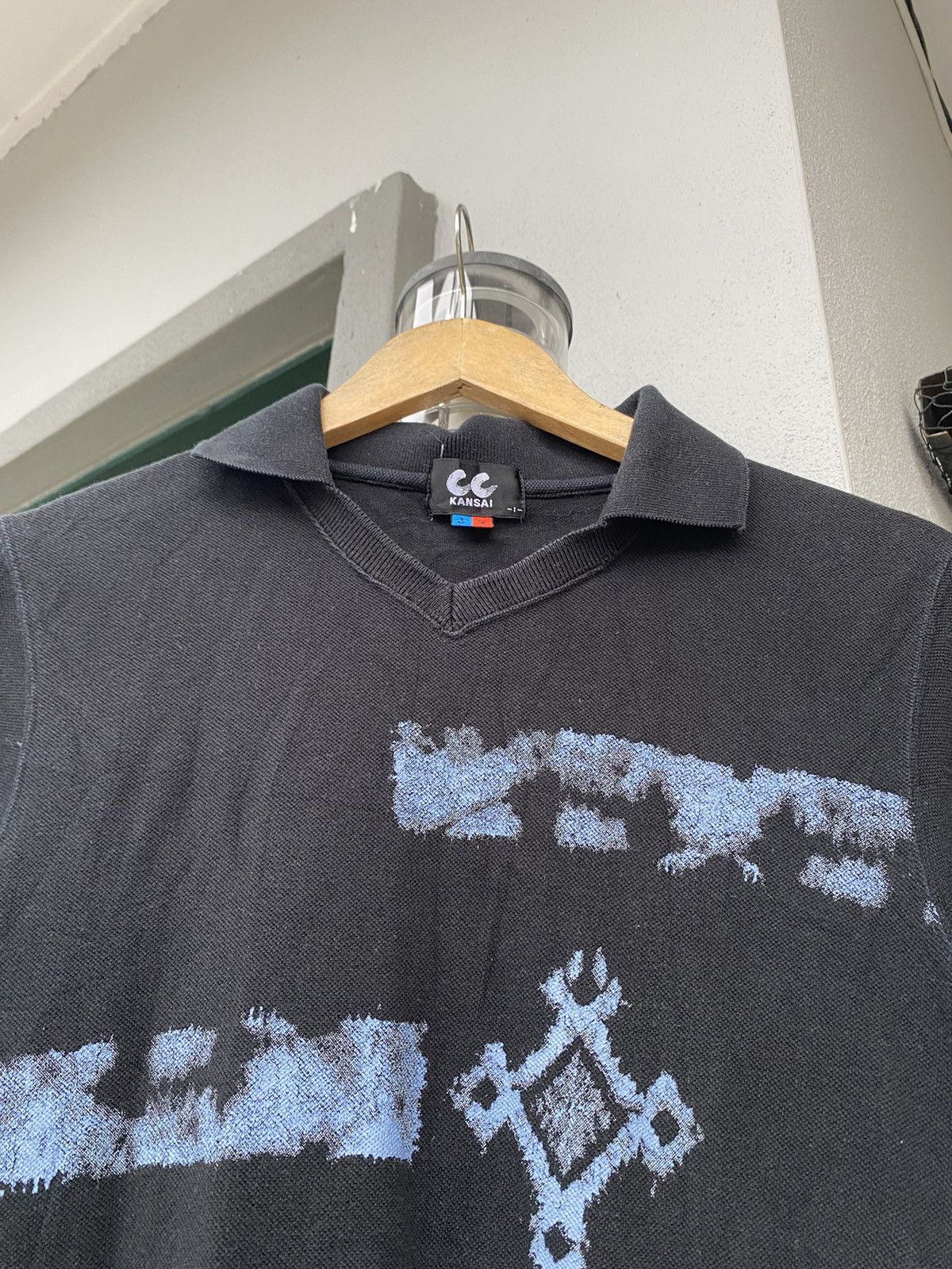 Japanese Brand × Kansai Yamamoto Kansai Yamamoto CC Kansai Collar Shirts Size US XS / EU 42 / 0 - 2 Thumbnail