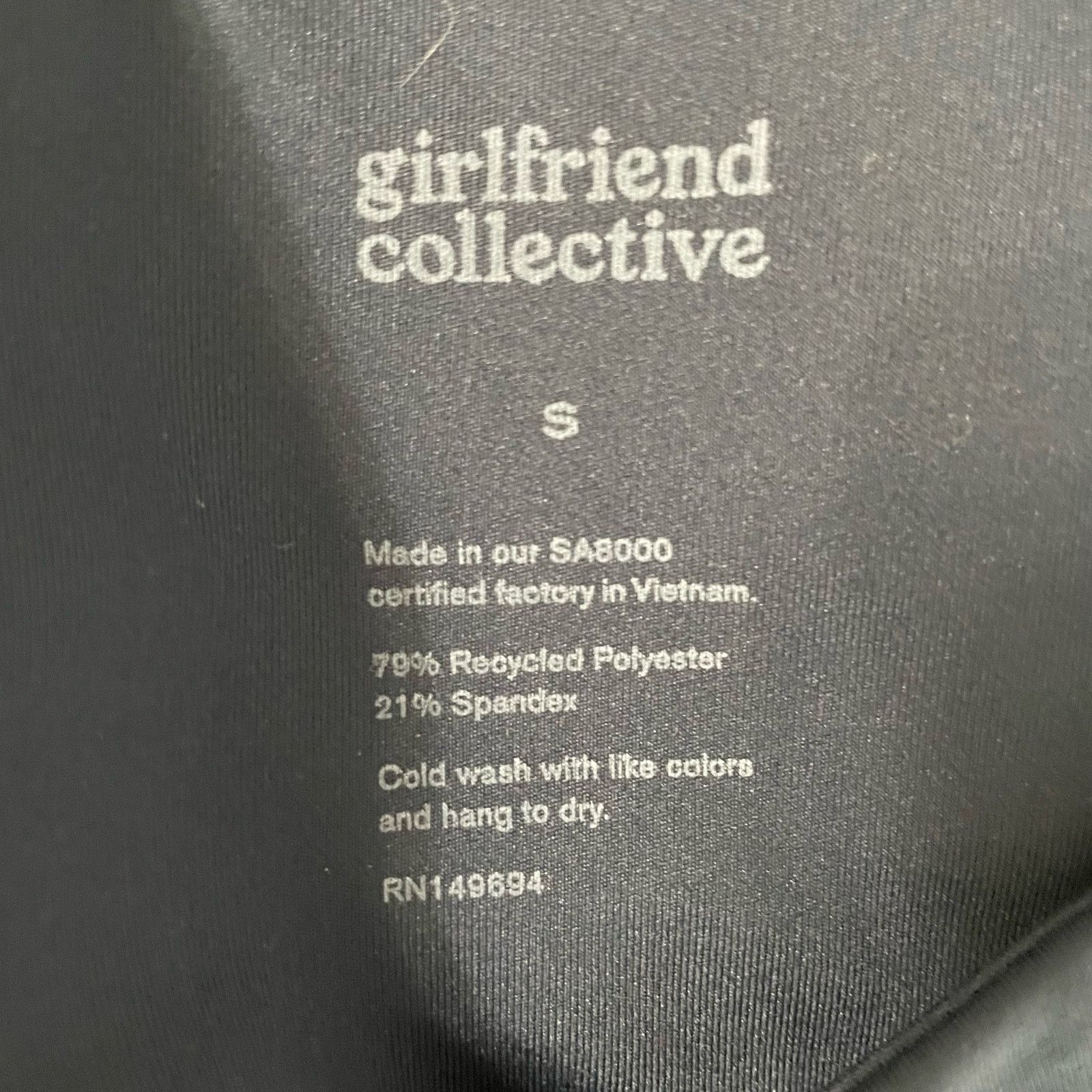 Girlfriend Collective Girlfriend Collective Navy Leggings S Womens Athleisure Crop Size 28" / US 6 / IT 42 - 4 Thumbnail