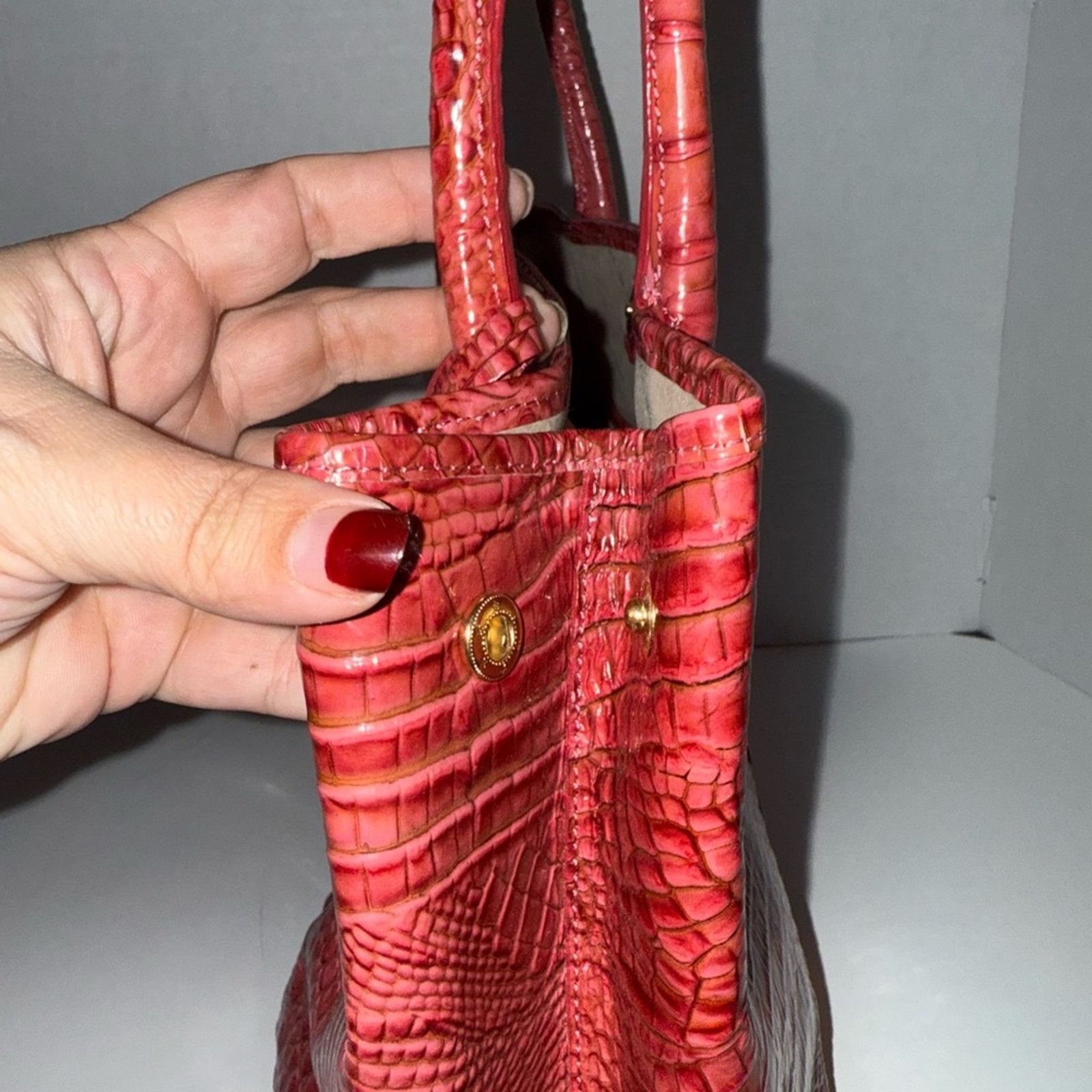 BRAHMIN BRAHMIN quite luxury brass hardware shoulder bag Size ONE SIZE - 4 Thumbnail