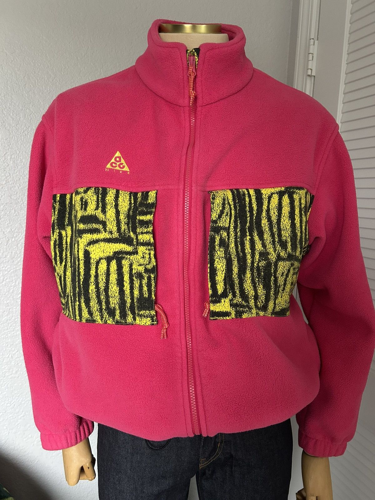 Nike Nike ACG Microfleece Jacket Rush Pink - US Large Size US L / EU 52-54 / 3 - 1 Thumbnail