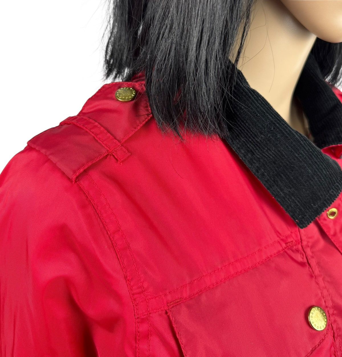 Barbour Barbour International Rainbow Belted Jacket Nylon UK8 US4 Size S / US 4 / IT 40 - 6 Thumbnail