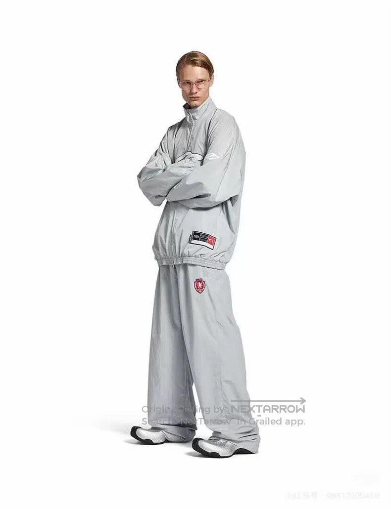 Balenciaga Balenciaga Soccer Embroidered Jersey Jacket Size US XS / EU 42 / 0 - 6 Thumbnail