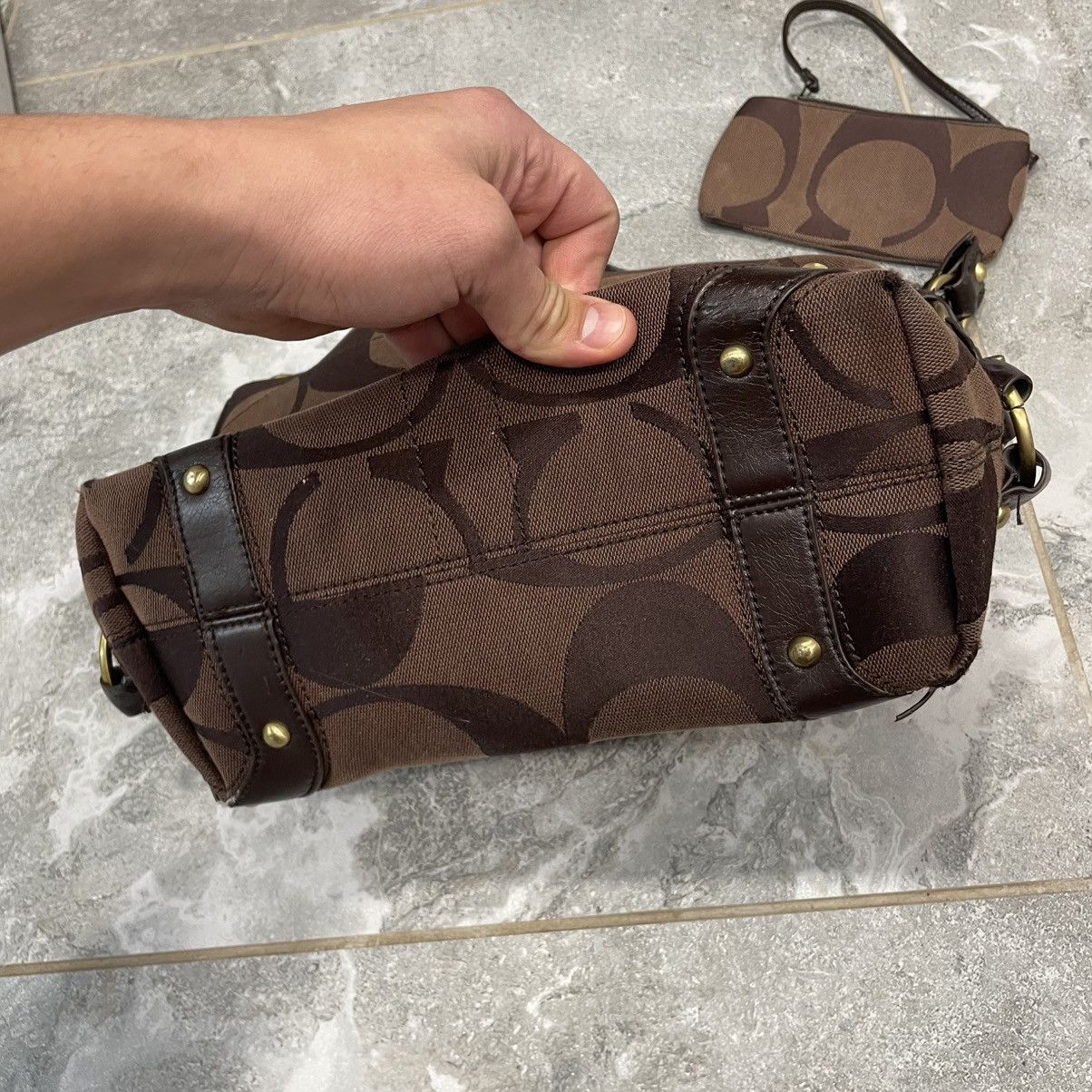 Vintage Vintage 00’s Coach Handle Bag wallet mini old money 90s lux Size ONE SIZE - 6 Thumbnail