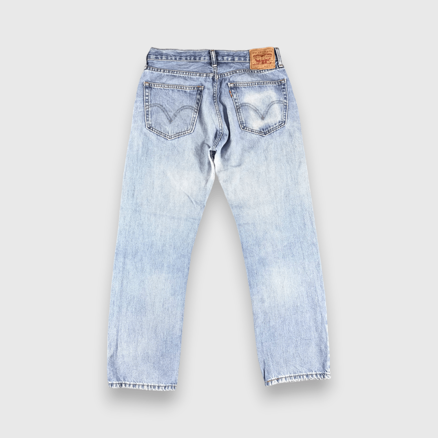 Levi's Vintage Blue Wash Levis 505 Jeans-J2381 Size US 32 / EU 48 - 2 Thumbnail