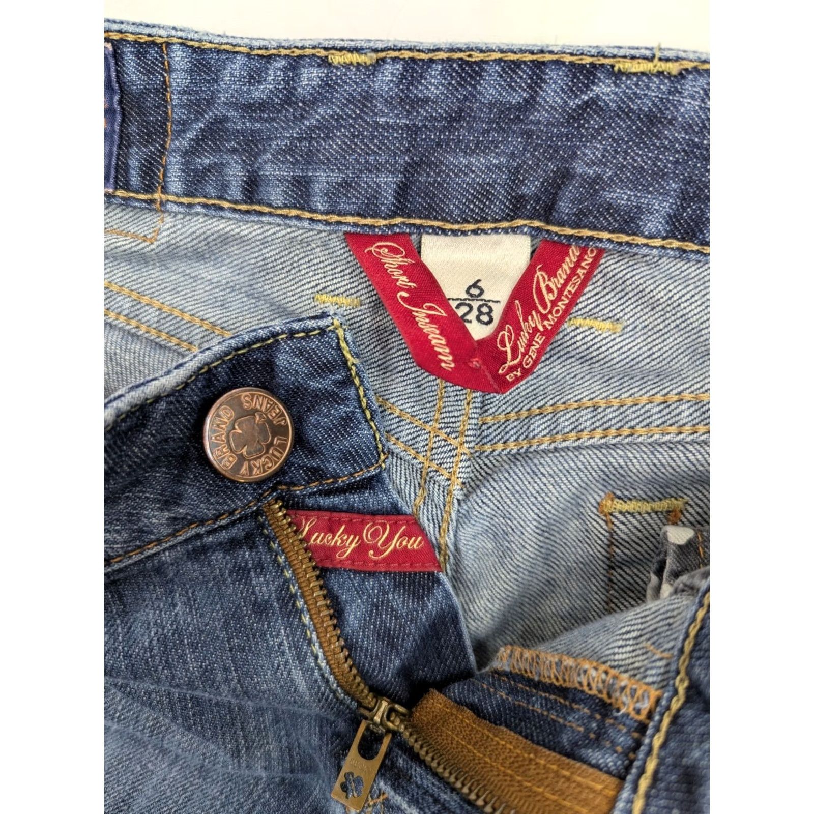 Lucky Brand Lucky Brand Gene Montesano Dungarees Jeans Women 6/28 Lola Bootcut Blue Size 28" / US 6 / IT 42 - 6 Thumbnail