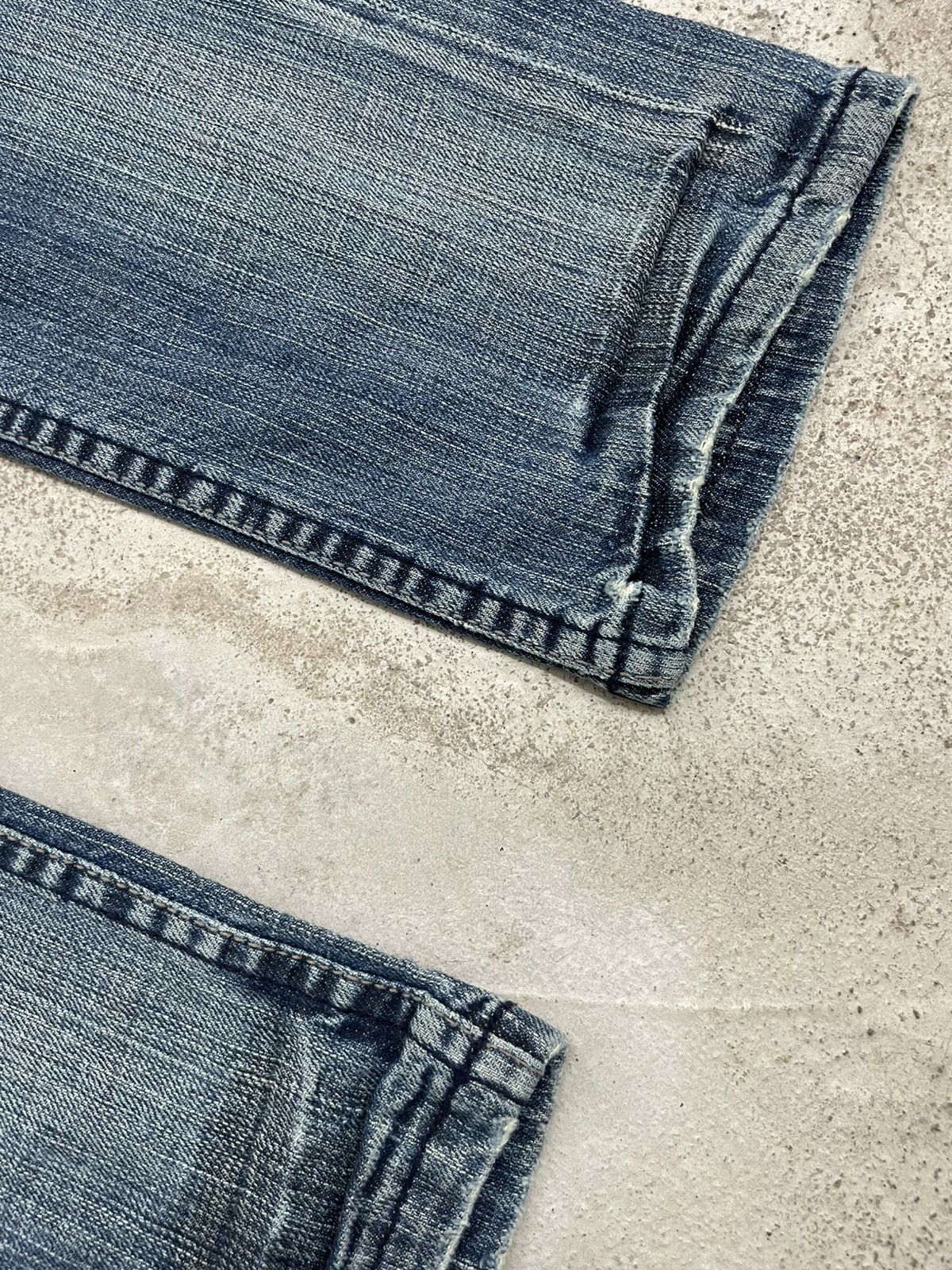 PPFM + Tough Jeansmith Light Mud Heavy Stiching Rare Design Size US 26 / EU 42 - 8 Thumbnail