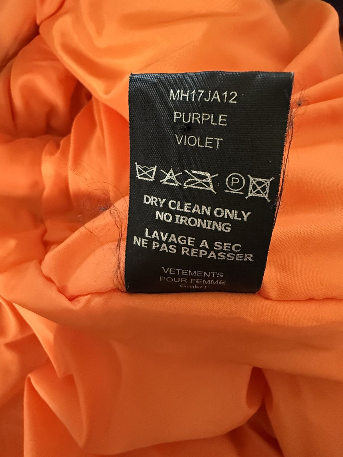 Vetements Vetements AW16 Total Fucking Darkness Bomber Jacket Size US M / EU 48-50 / 2 - 13 Thumbnail