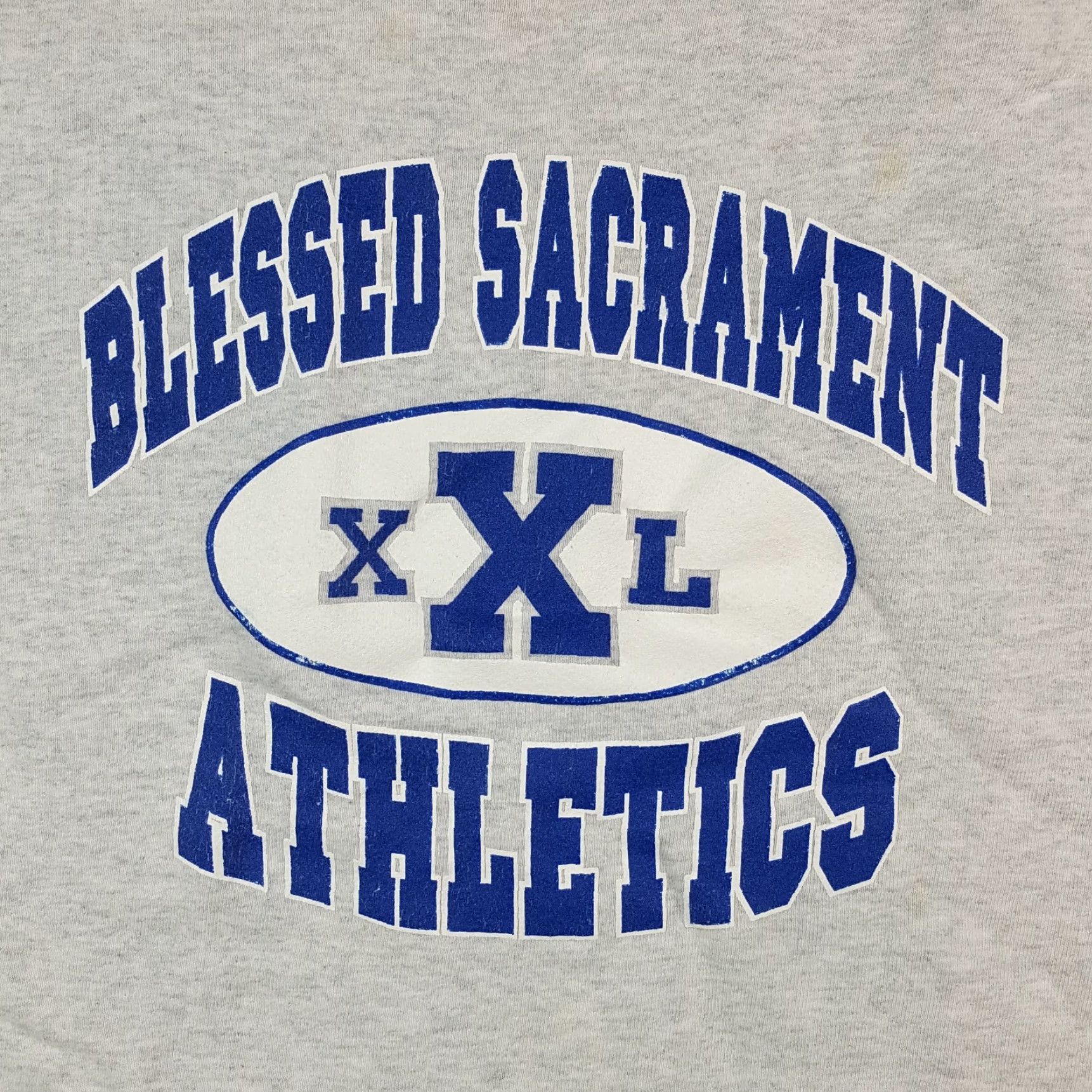Fruit Of The Loom VINTAGE Blessed Sacrament Size L Religious Jesus Pullover Crewneck Sweatshirt Nike Size US L / EU 52-54 / 3 - 3 Thumbnail