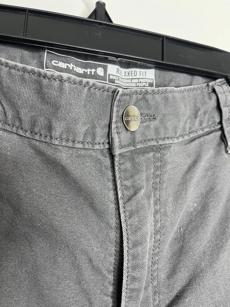 Carhartt Grey Carhartt Carpenter Pants Relaxed Fit Size 34 x 32 Size US 34 / EU 50 - 4 Thumbnail