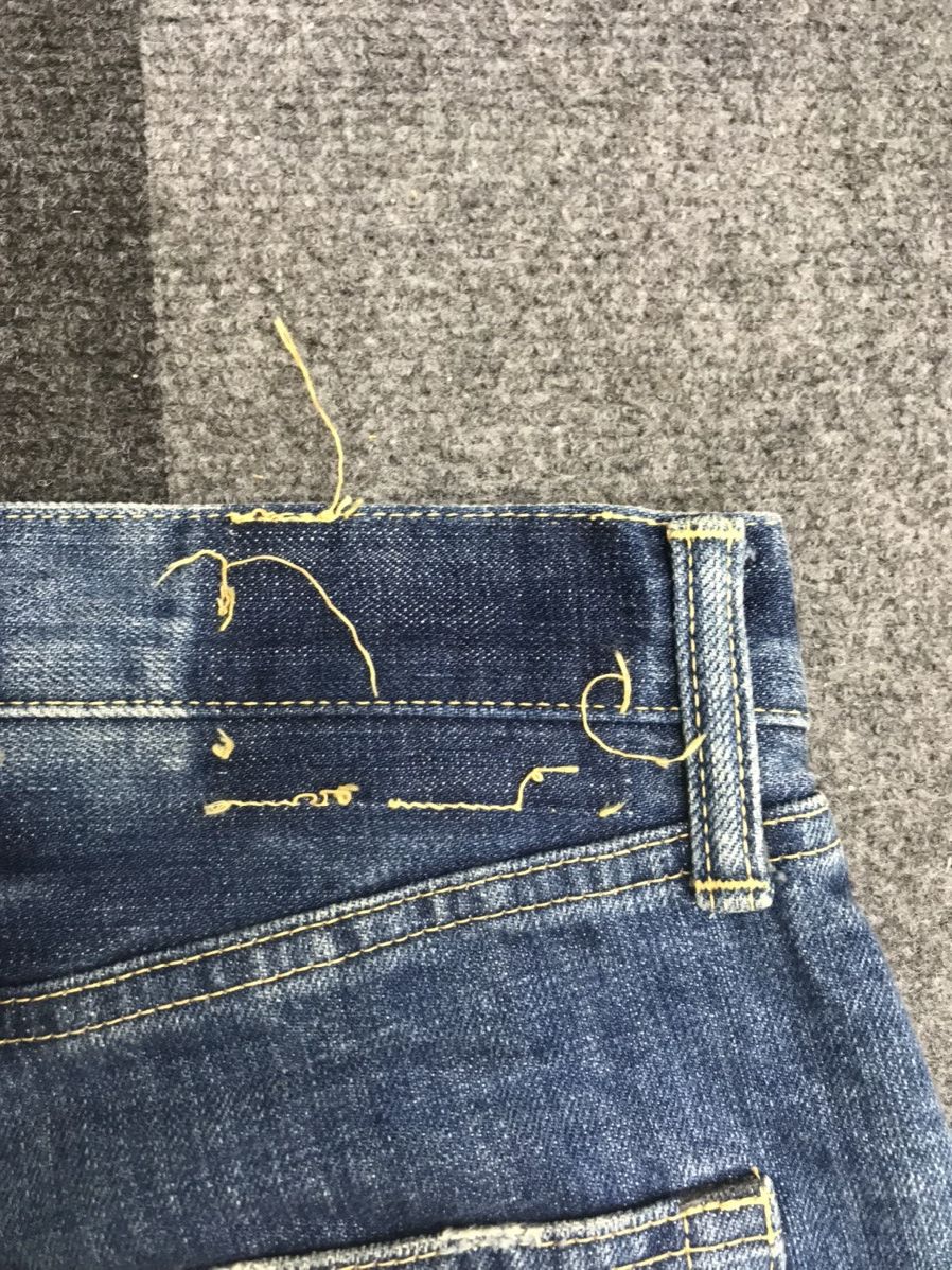 Japanese Brand × Spellbound SPELLBOUND Japan Patchwork Distressed Jeans Size US 35 - 20 Thumbnail