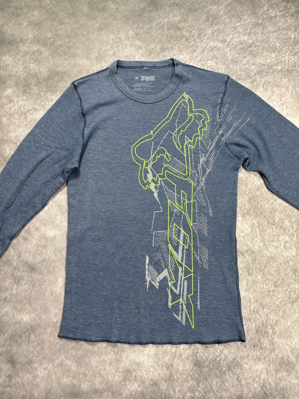 Fox Racing Fox Racing Longsleeve Thermal Shirt 2010s 2000s Y2K Vintage Size US S / EU 44-46 / 1 - 5 Thumbnail