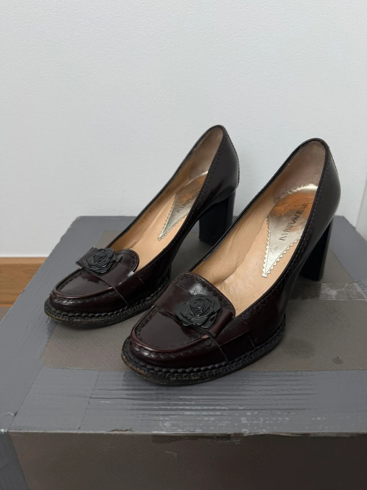 Emporio Armani Emporio Armani heels vintage luxury old money 2000s Size US 8.5 / IT 38.5 - 8 Thumbnail