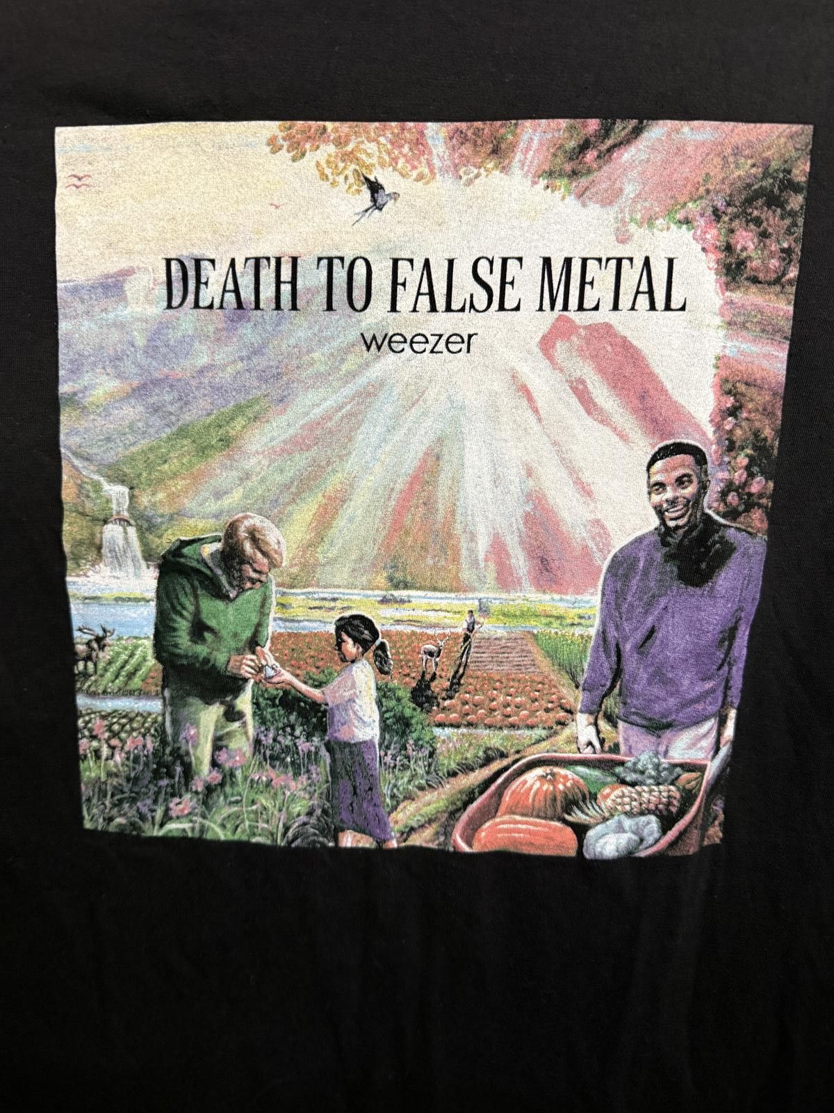 Tultex Weezer T-shirt Album Death to False Metal Promo Tee Size US S / EU 44-46 / 1 - 3 Thumbnail