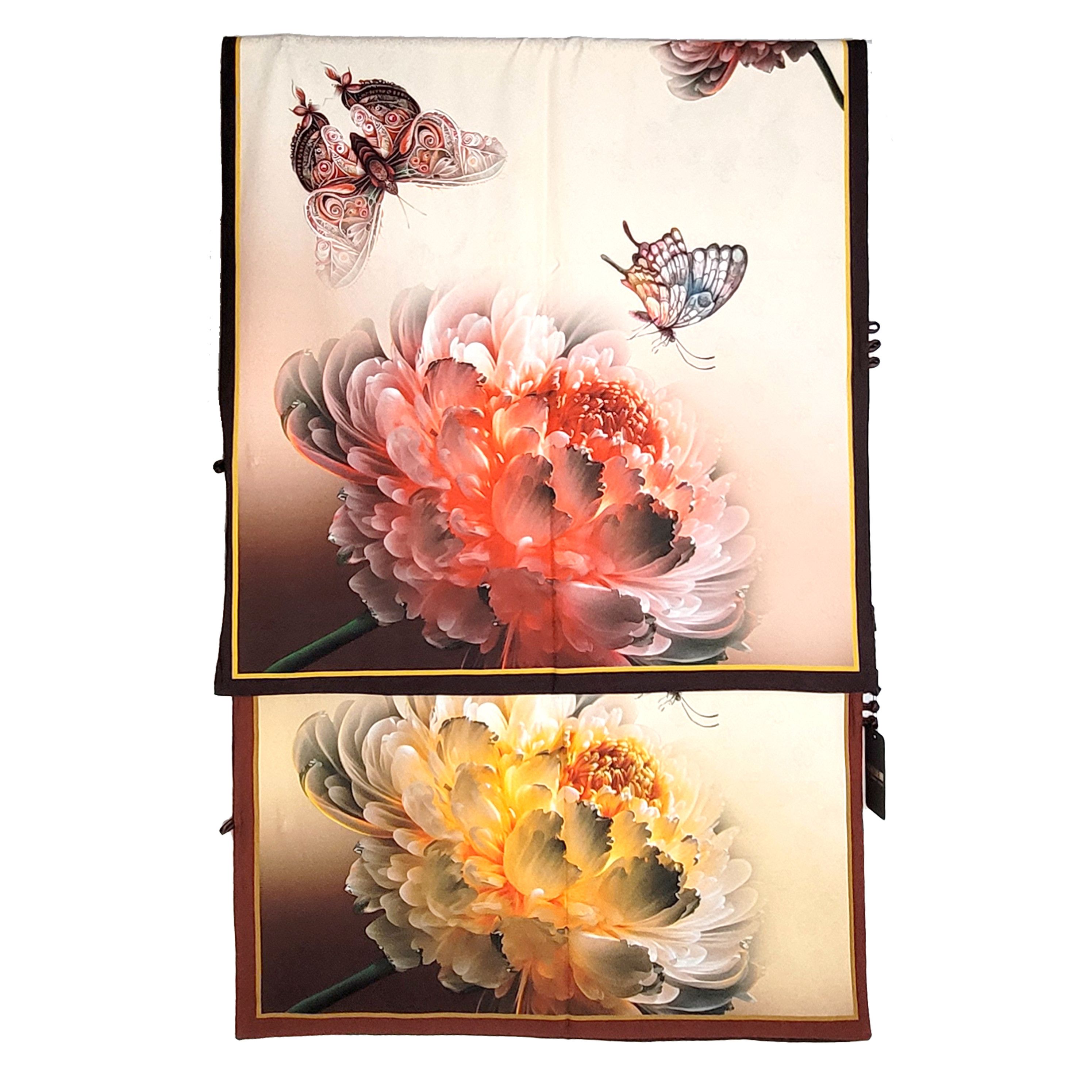 Other NWT Double-Sided Double-Layer Long Silk Scarf 27"x70" PK5996 Size ONE SIZE - 4 Thumbnail