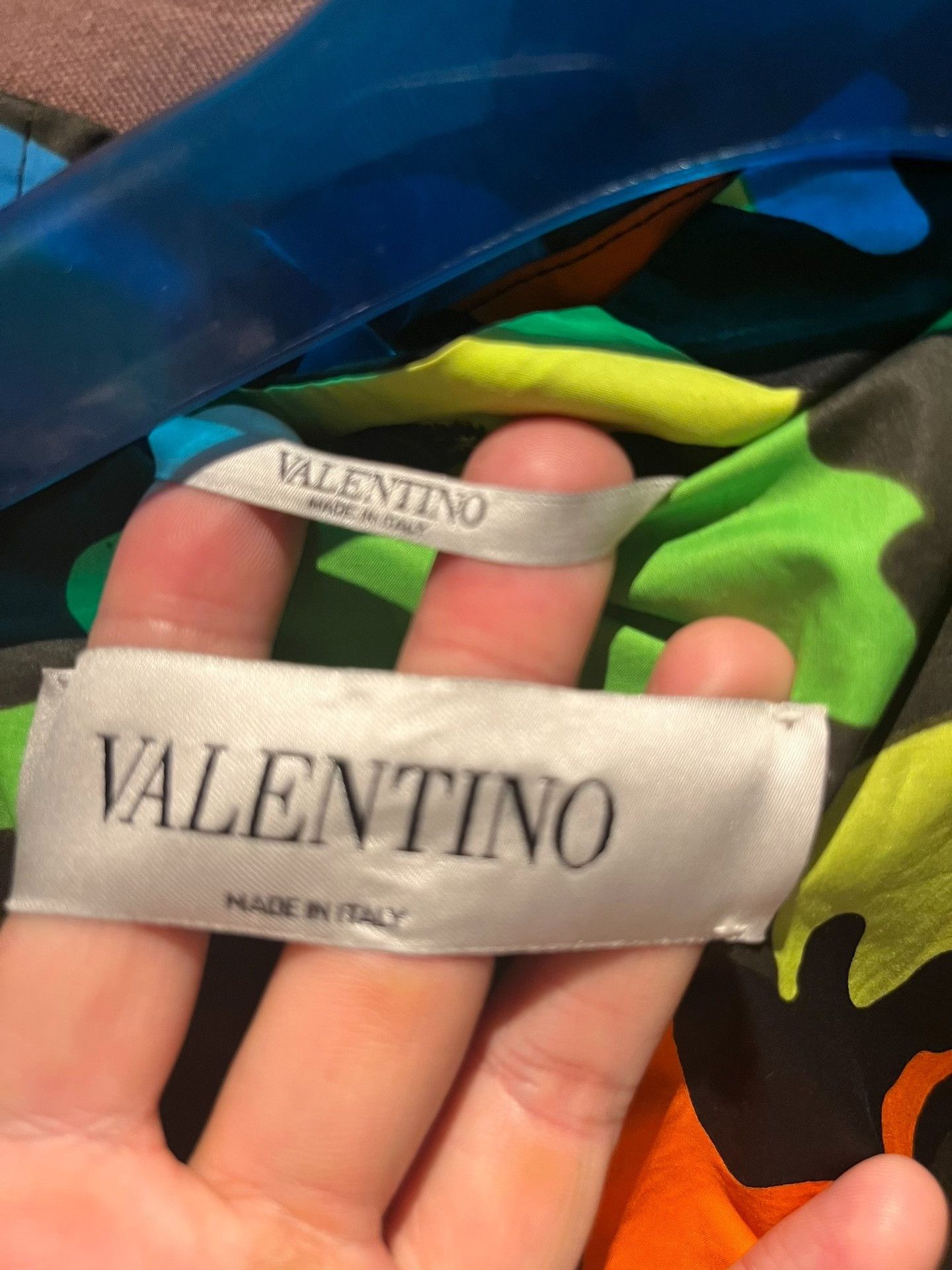 Valentino Valentino Camouflage Long Hooded Shirt Size US S / EU 44-46 / 1 - 5 Thumbnail