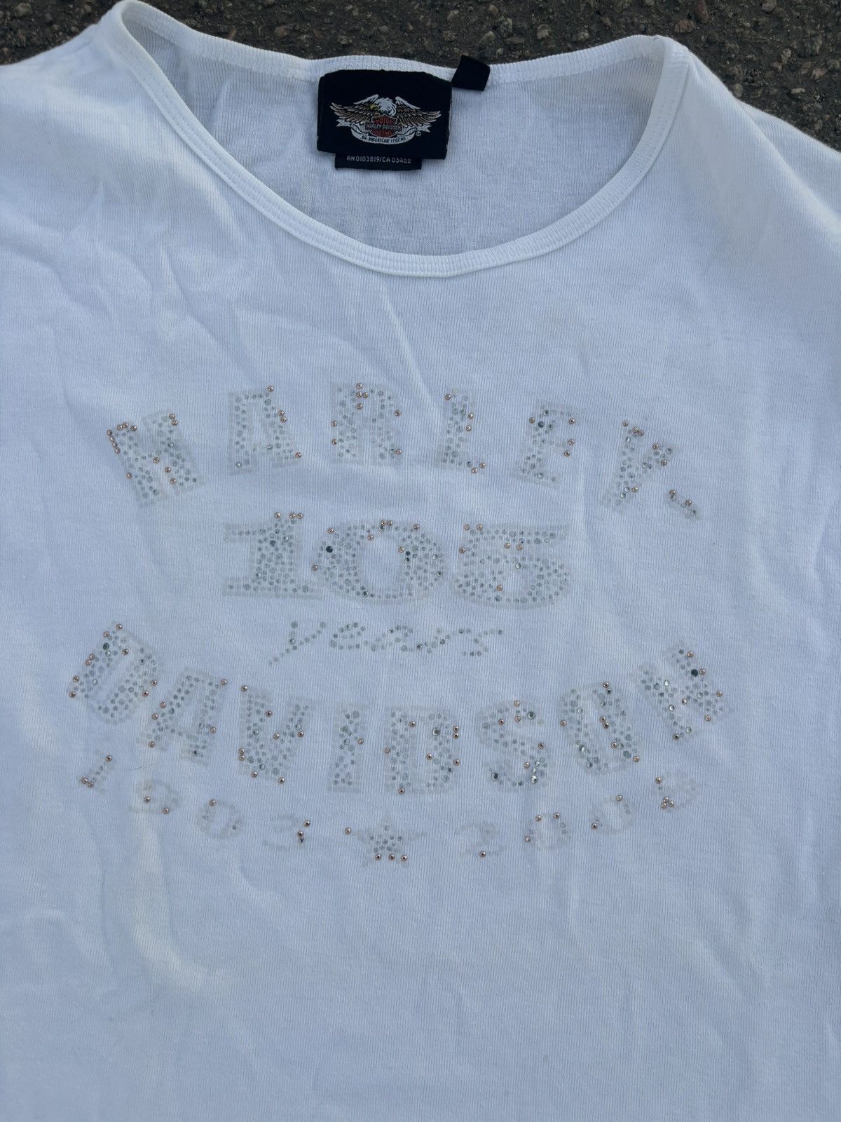 Harley Davidson × Vintage Vintage y2k Harley Davidson 105 years 2008 t-shirt Size XL / US 12-14 / IT 48-50 - 3 Thumbnail