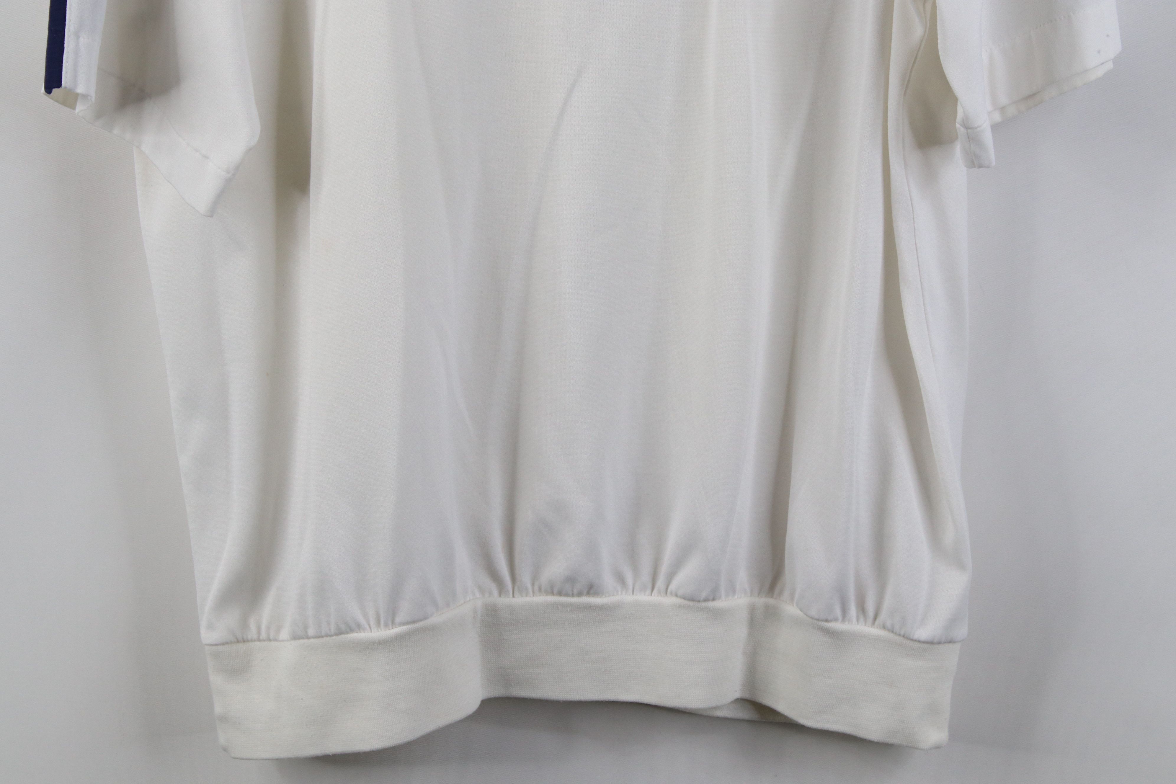 Vintage Vintage 90s Streetwear Pullover Polo Shirt White Mob Mafia Size US M / EU 48-50 / 2 - 15 Thumbnail