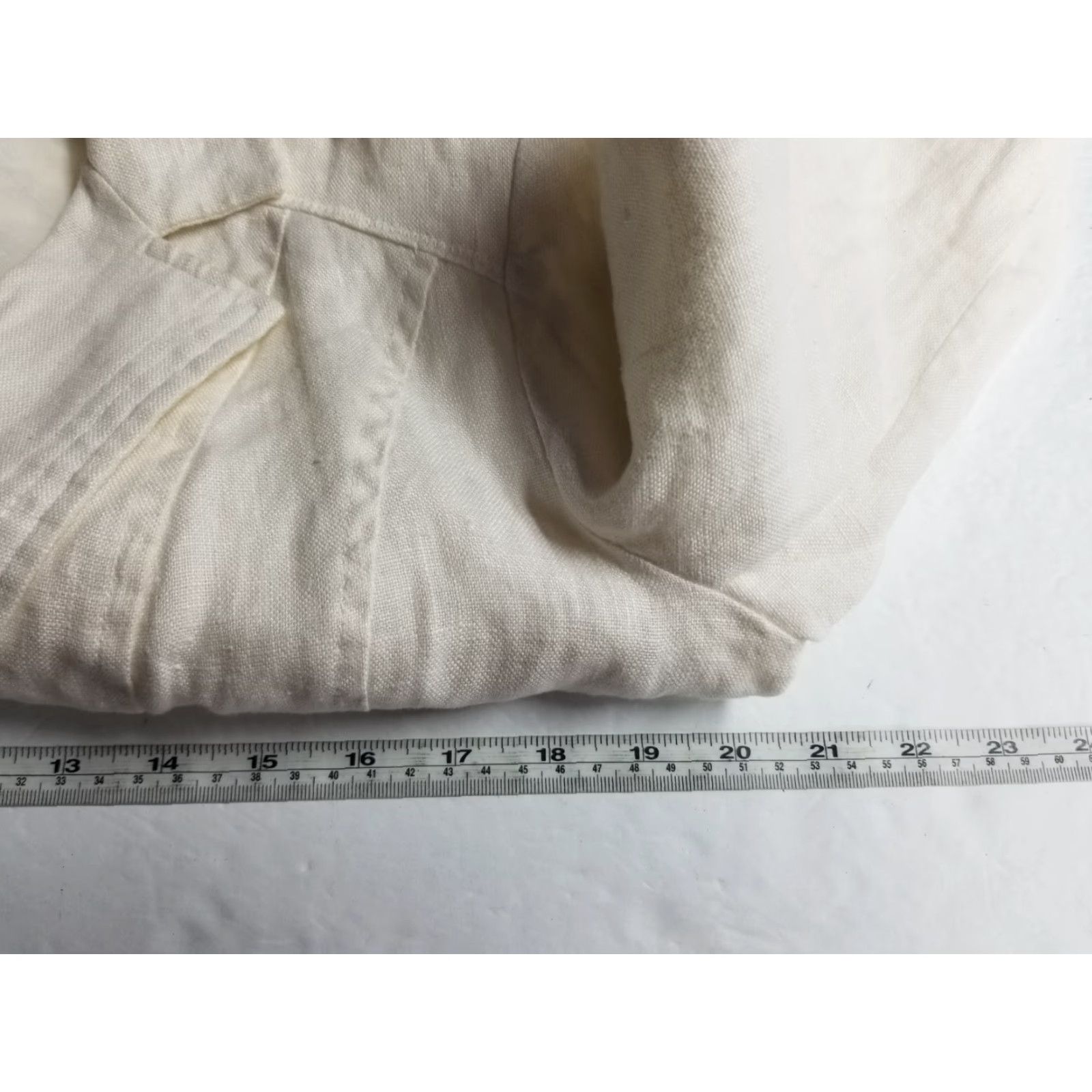 Coldwater Creek Coldwater Creek Jacket Womens 6 White 100% Linen Button Front Long Sleeve Jacket Size M / US 6-8 / IT 42-44 - 4 Thumbnail