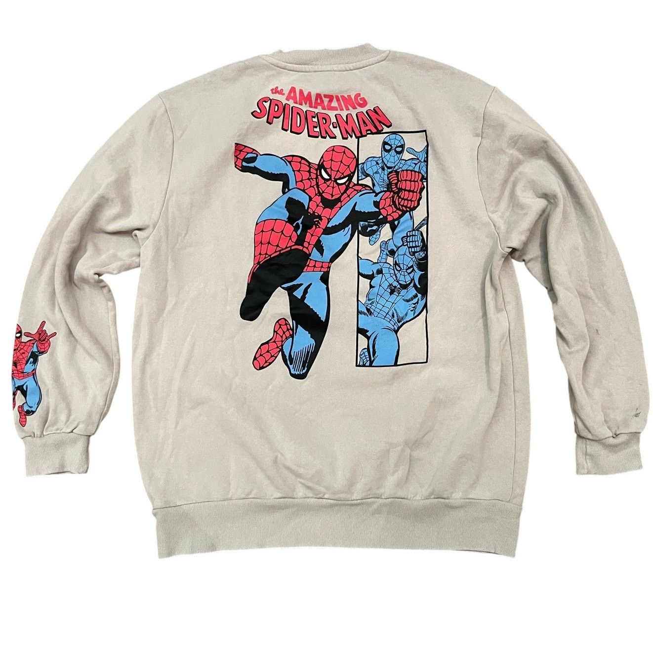 Marvel Comics Marvel Spider-Man Sweatshirt M Sand Oatmeal Graphic Size US M / EU 48-50 / 2 - 3 Thumbnail
