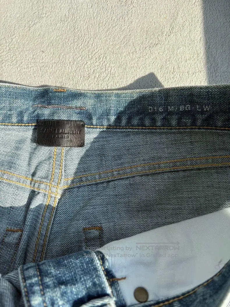 Saint Laurent Paris Saint Laurent D18 Washed Denim Jeans. Size US 29 - 7 Thumbnail