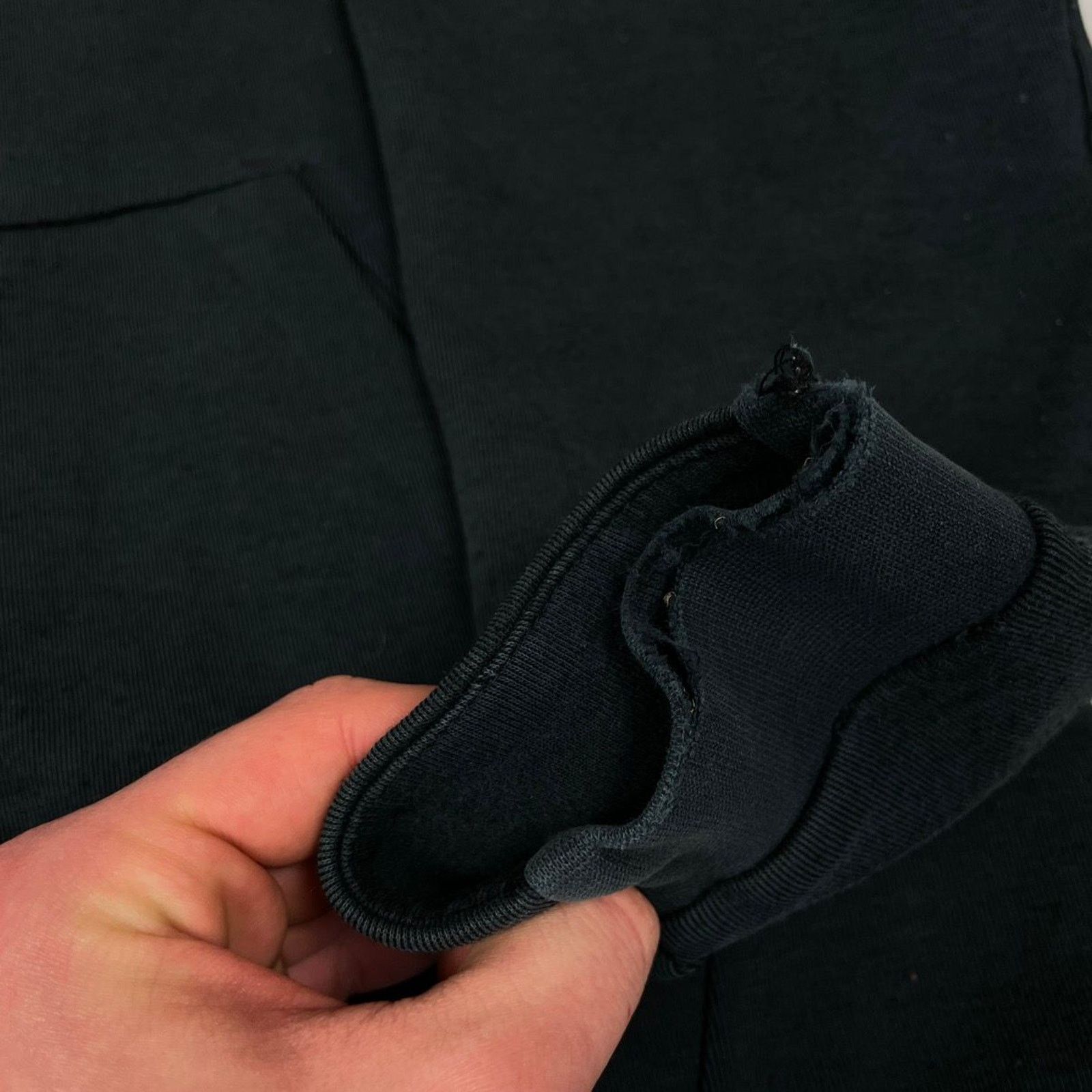 Nike Nike Tech Men's Black Cotton Swoosh Full Zip Hoodie Medium Size US M / EU 48-50 / 2 - 13 Thumbnail