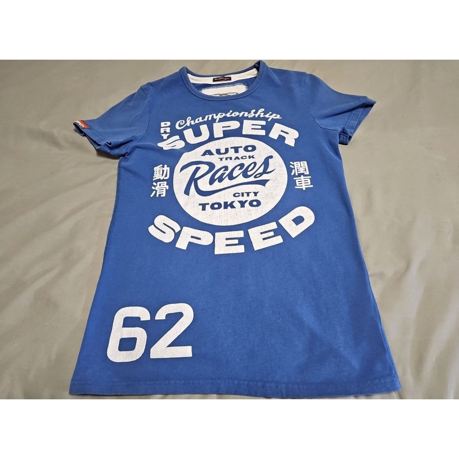 Superdry Superdry Women's T-Shirt City Tokyo Racing Graphic Logo S Blue Label Tshirt Crew Neck Short Sleeve Pullover Knit Cotton Regular fit Casual Travel Size S / US 4 / IT 40 - 2 Thumbnail
