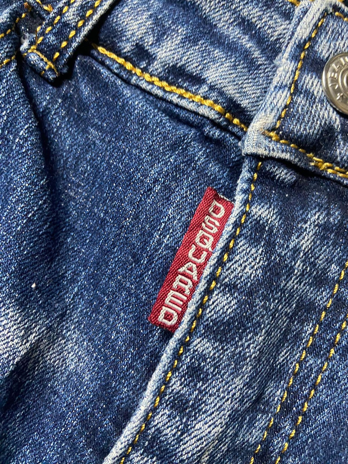 Dsquared2 Dsquared2 Canadian Distressed Ripped Skinny Jeans (171) Size US 28 / EU 44 - 4 Thumbnail