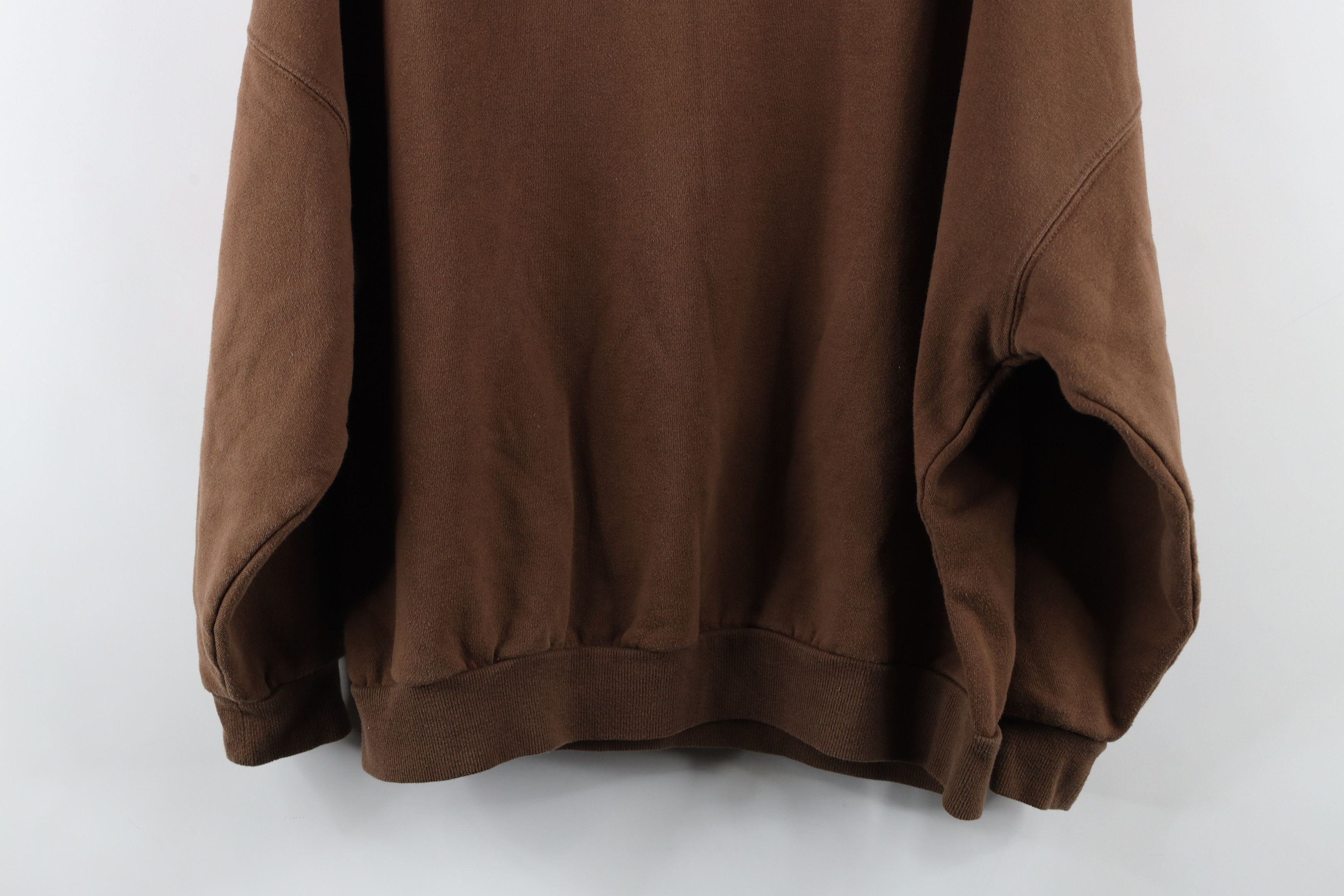 Vintage Retro Land Rover Out Oversized Crewneck Sweatshirt Brown Size XS / US 0-2 / IT 36-38 - 10 Thumbnail