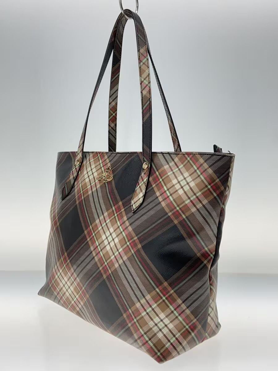 Vivienne Westwood Plaid Orb Tote Bag Size ONE SIZE - 2 Thumbnail