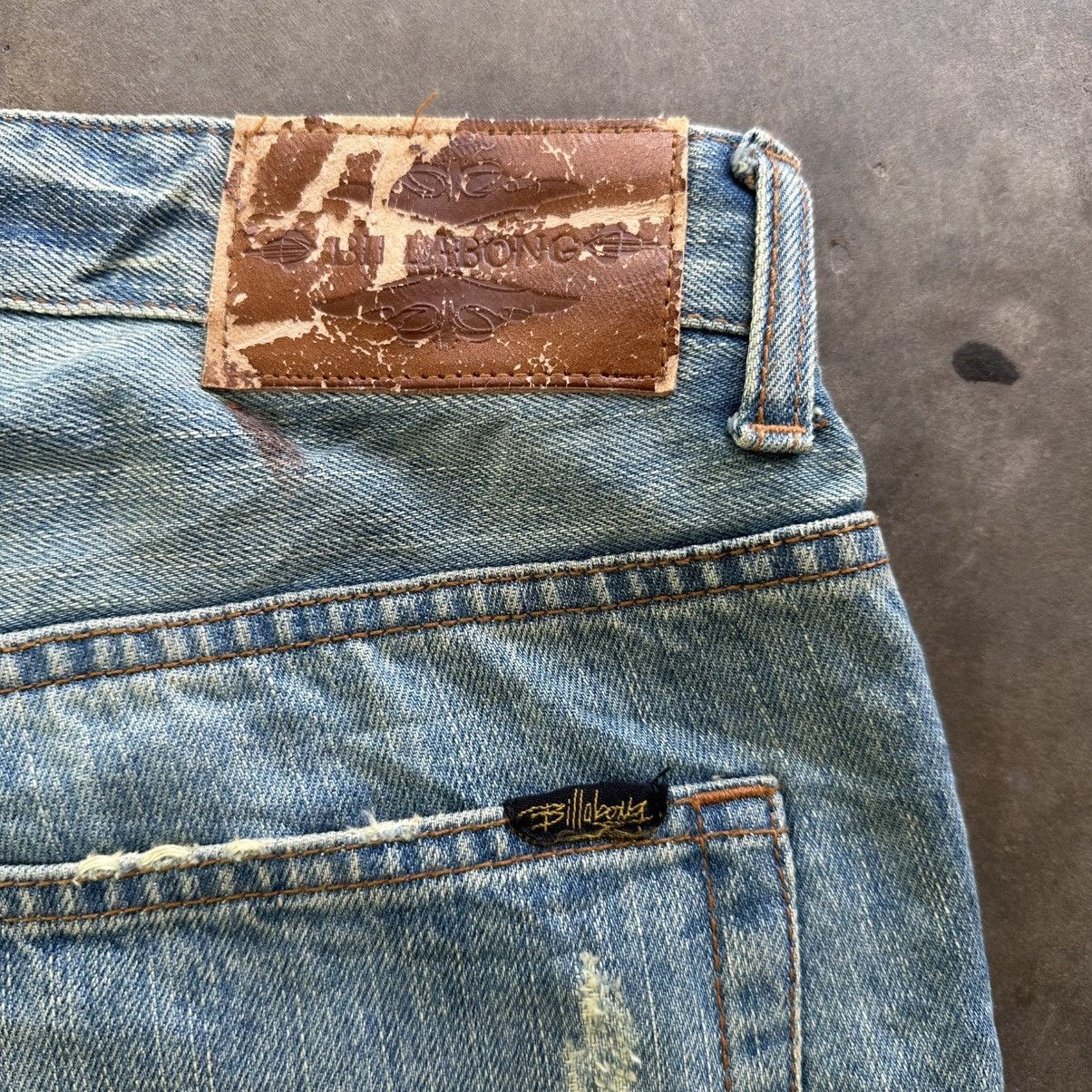 Japanese Brand Vintage Billabong Distressed Rusty Faded Denim Jean Pant Size US 34 / EU 50 - 14 Thumbnail