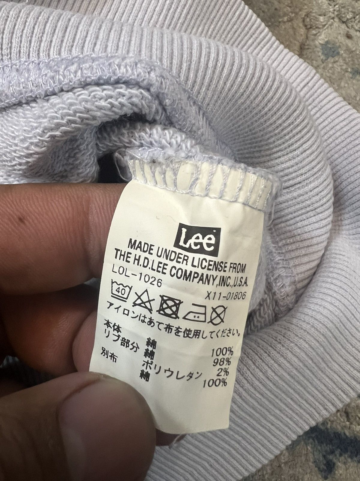 Lee Vintage 90’’s Lee Union Made Hoodies Size US M / EU 48-50 / 2 - 5 Thumbnail