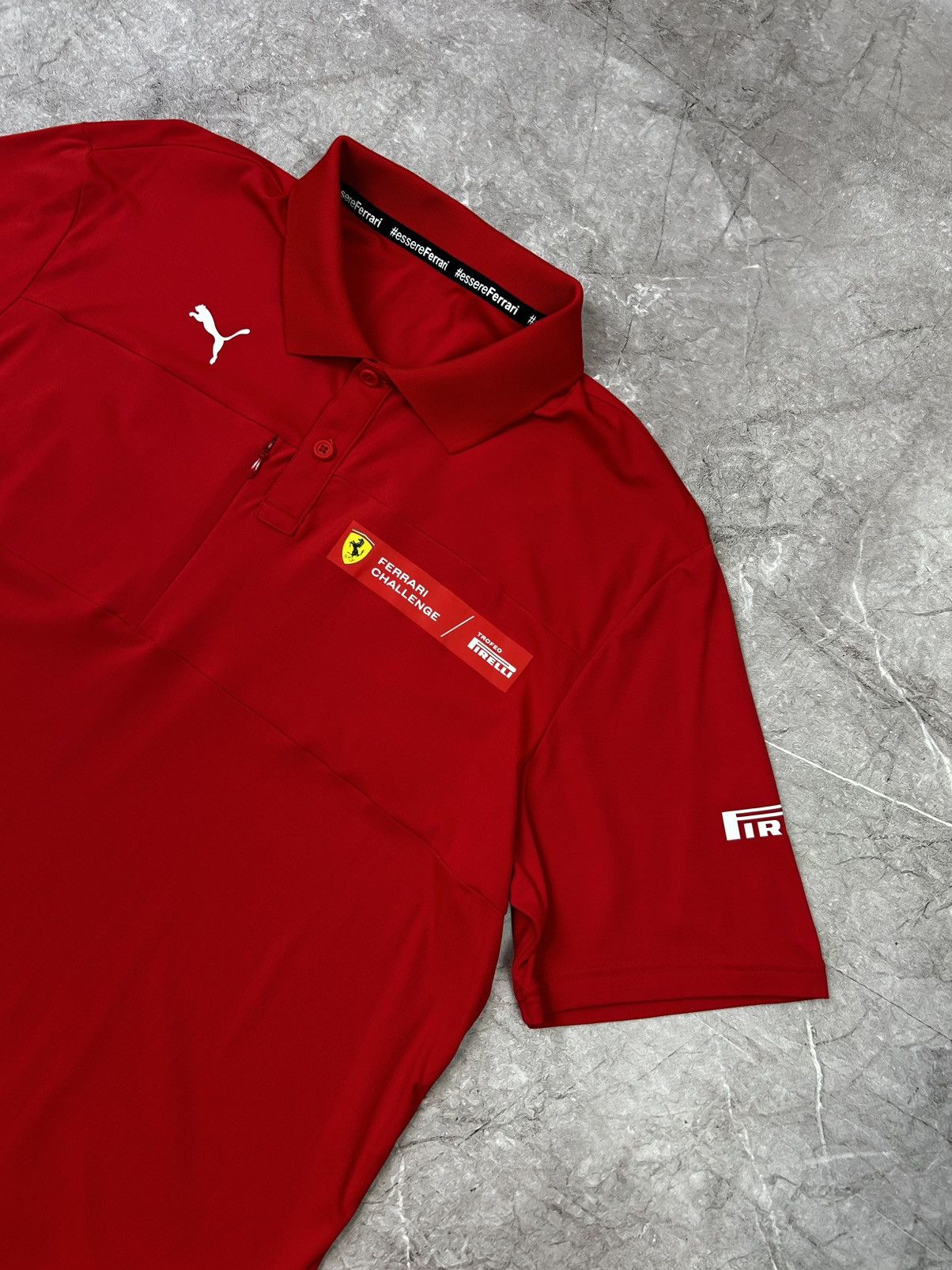 Ferrari × Puma × Vintage Vintage Ferrari x Puma Racing Team T Shirt Polo Size US L / EU 52-54 / 3 - 3 Thumbnail
