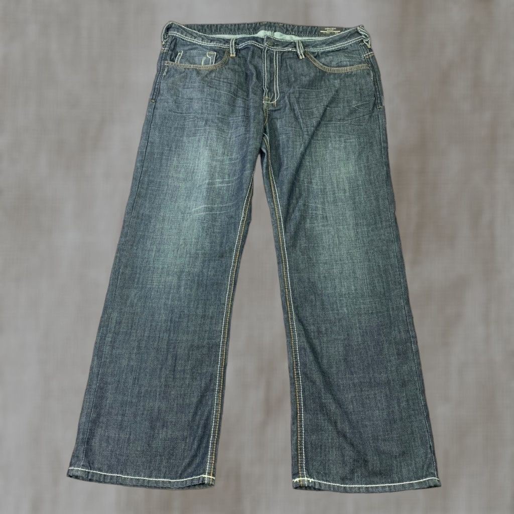 Buffalo David Bitton Buffalo David Bitton Jeans Mens 40x31 Blue Driven Basic Relaxed Whiskered Size US 40 / EU 56 - 1 Thumbnail