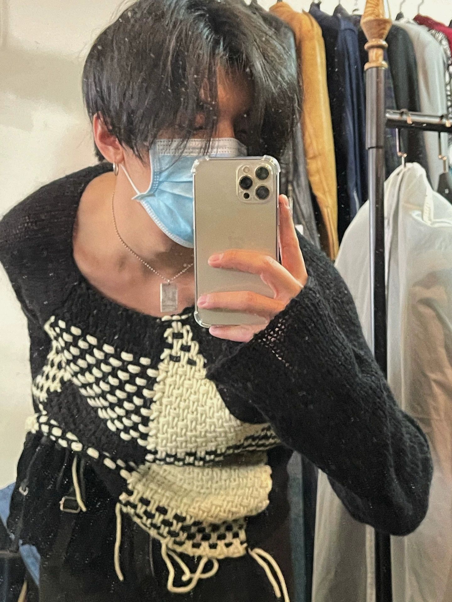 Maison Martin Margiela Knit Fringe Sweater